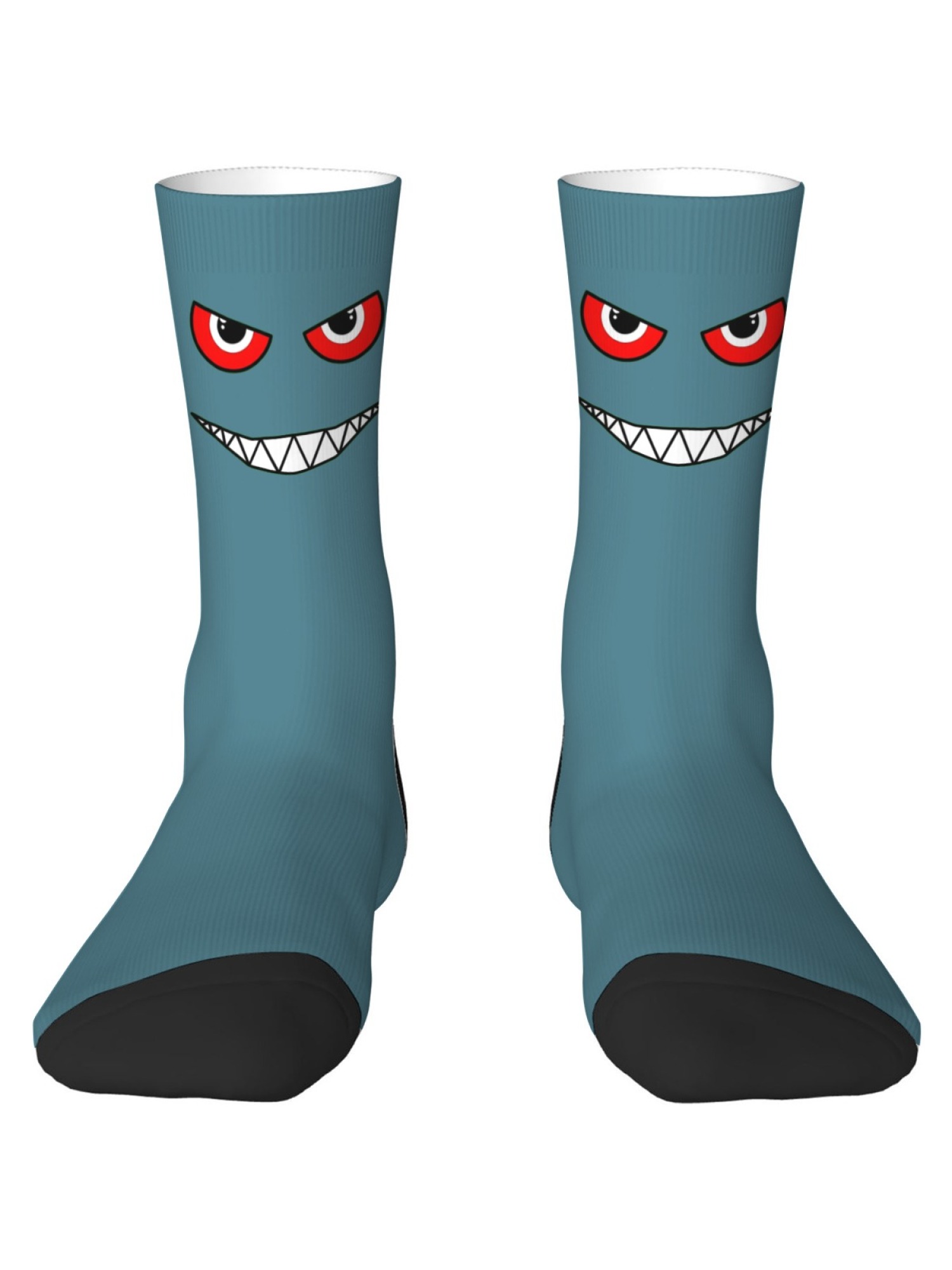 "The Little Monster" Men's Underwear & Socks Set | Funny Evil Smile Trunks Bundle