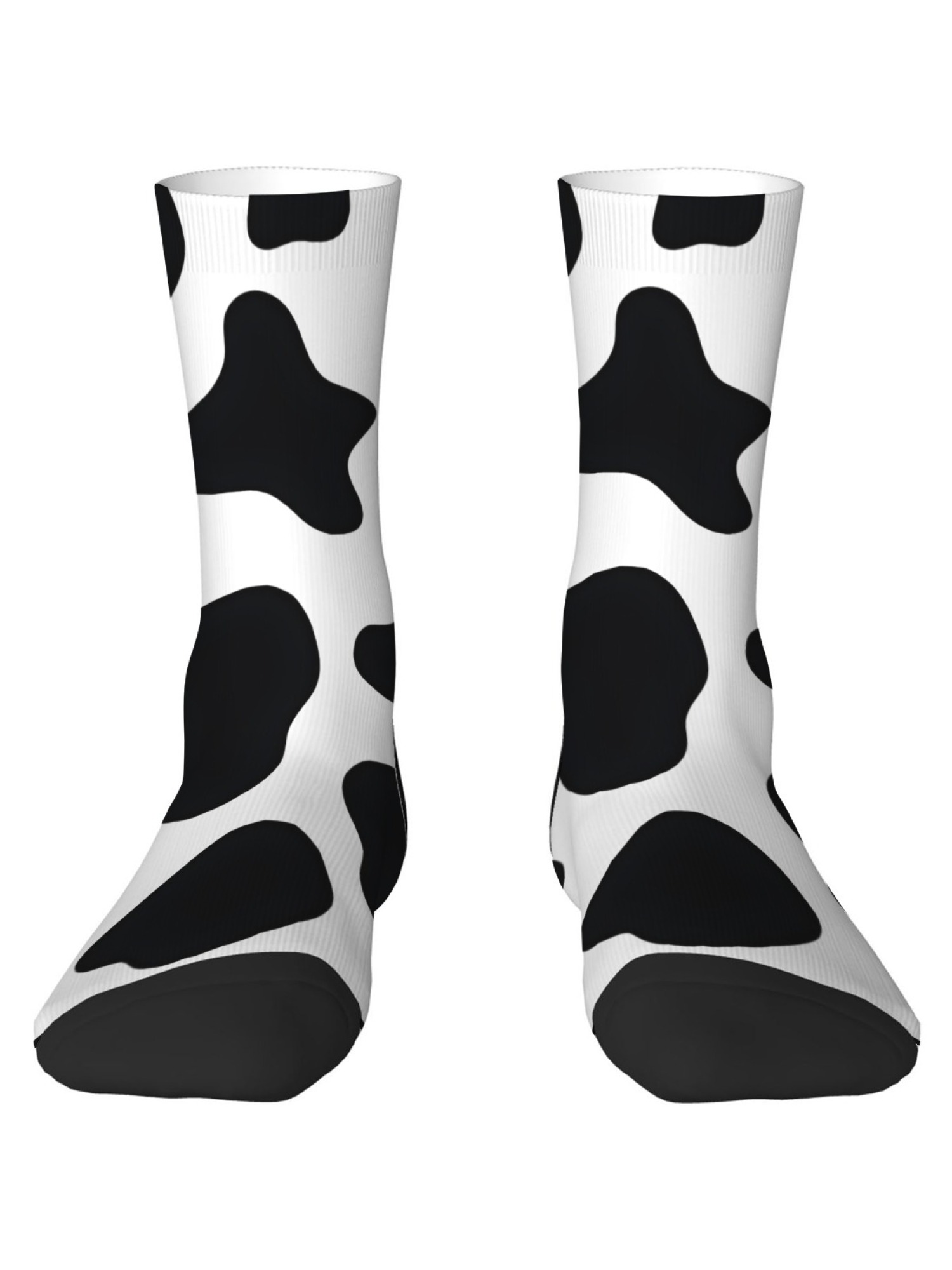 "Holy Cow!" Men's Cow Print Boxer Briefs & Socks Gift Set | Funny Animal Underwear