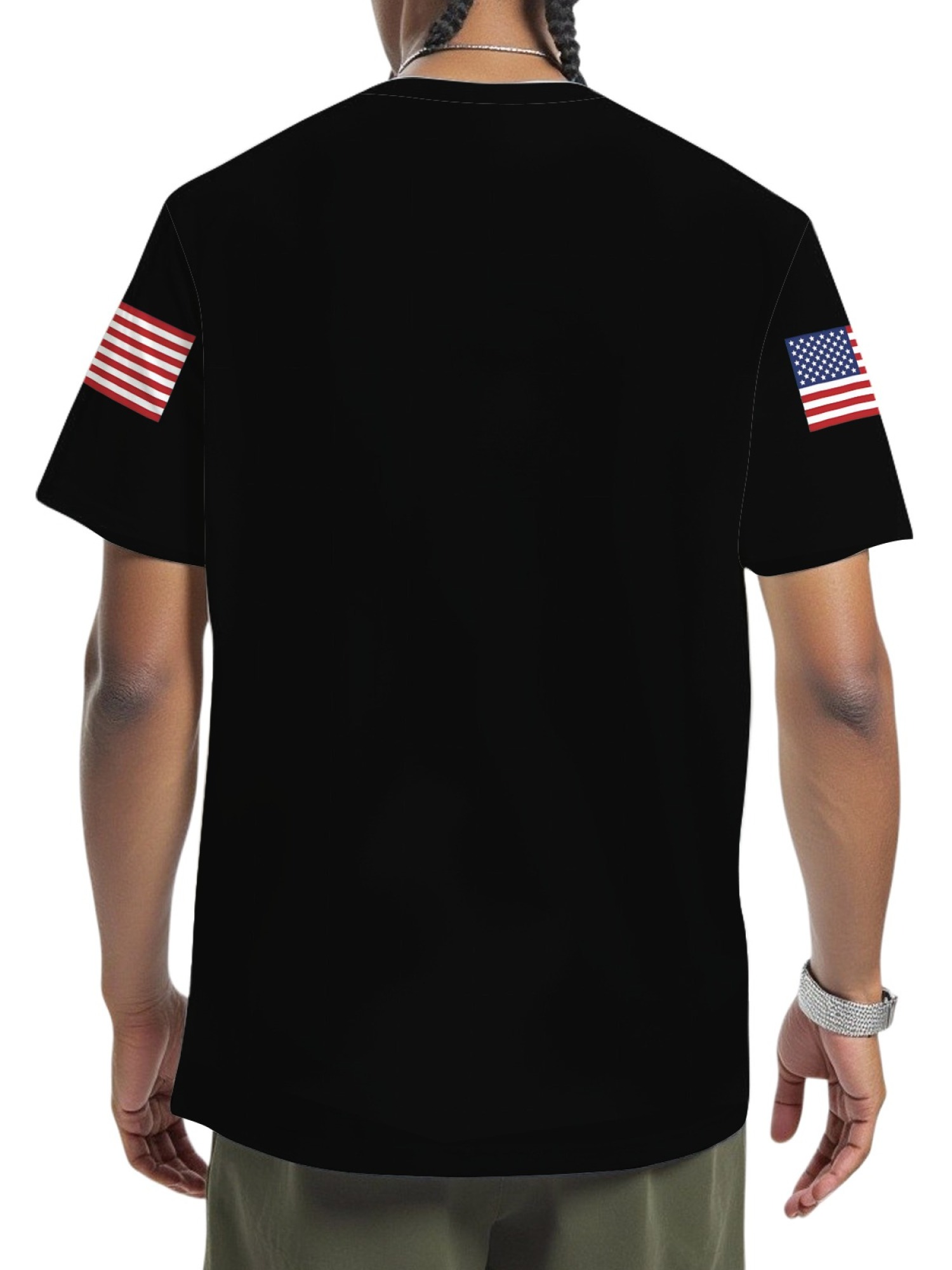 "Justice For Renee Nicole Good" Memorial T-Shirt | American Flag Sleeve Tee