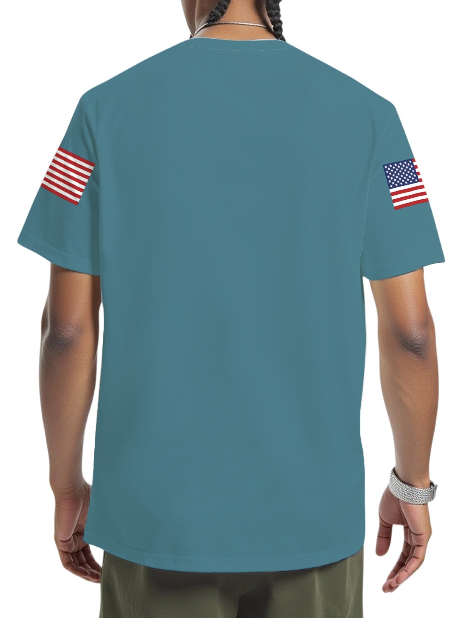 "Justice For Renee Nicole Good" Memorial T-Shirt | American Flag Sleeve Tee