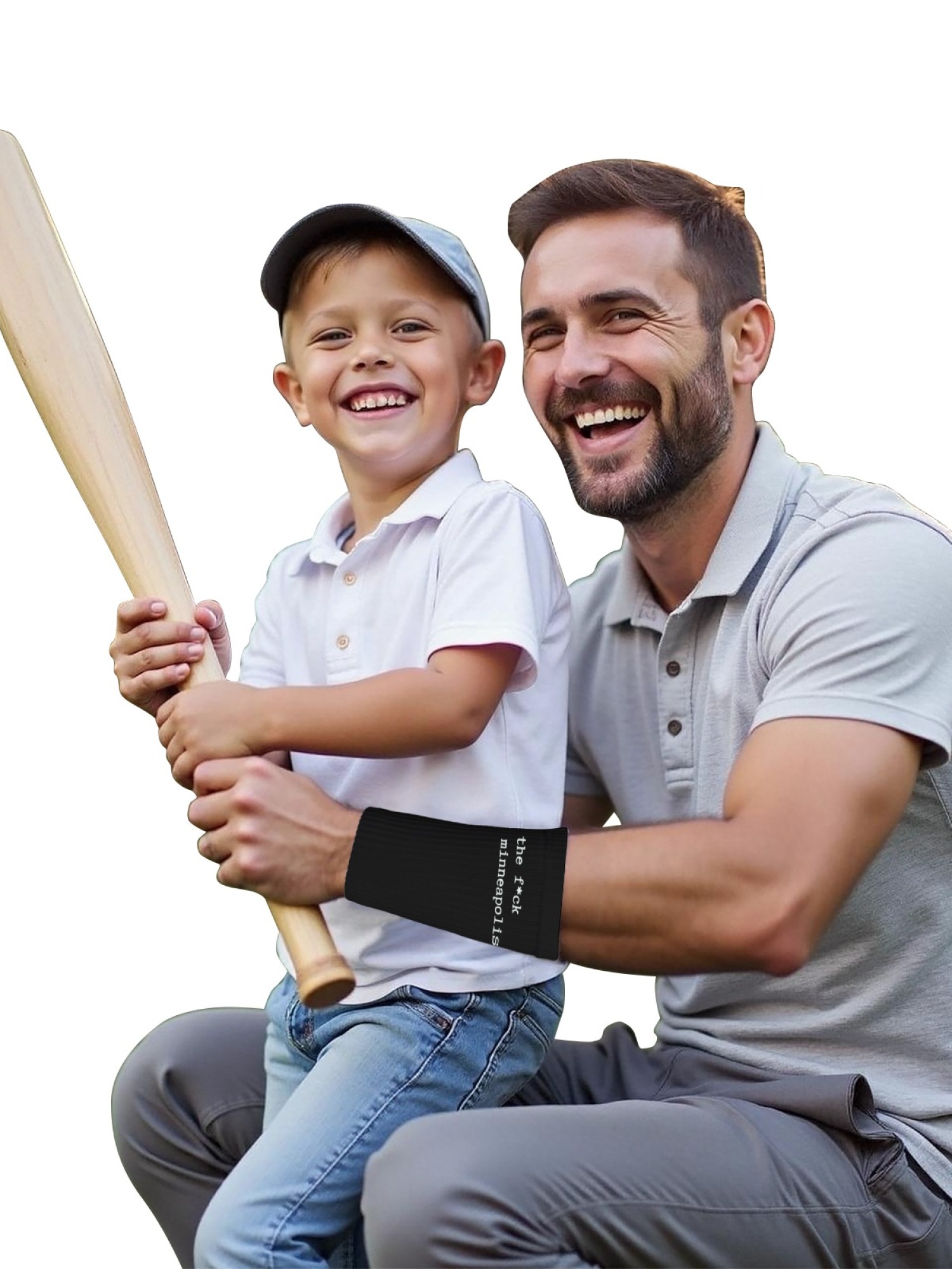 "GTFO Minneapolis" & "GOODness" Statement Wristbands | Athletic Sweatbands (Pair)