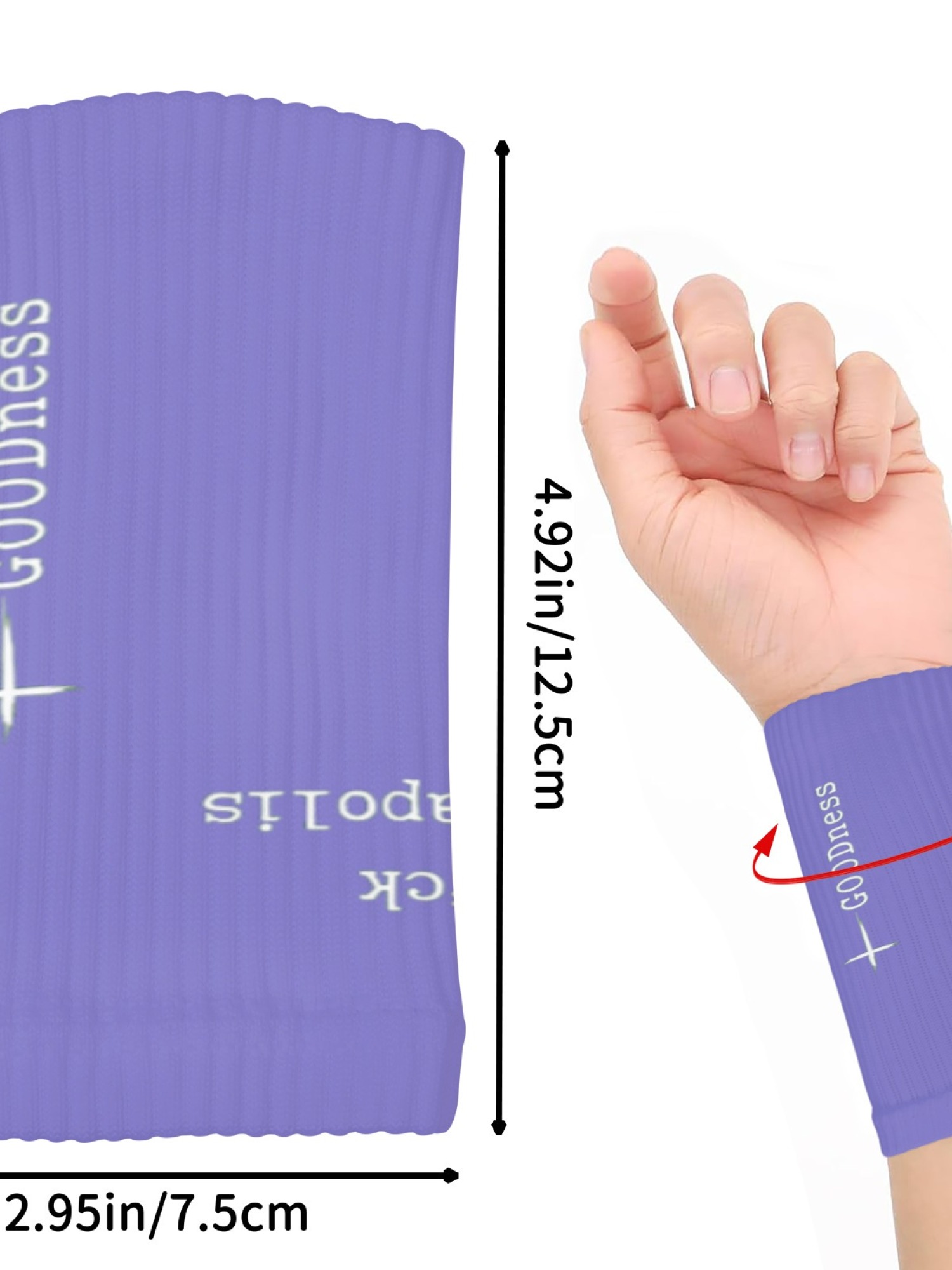 "GTFO Minneapolis" & "GOODness" Statement Wristbands | Athletic Sweatbands (Pair)