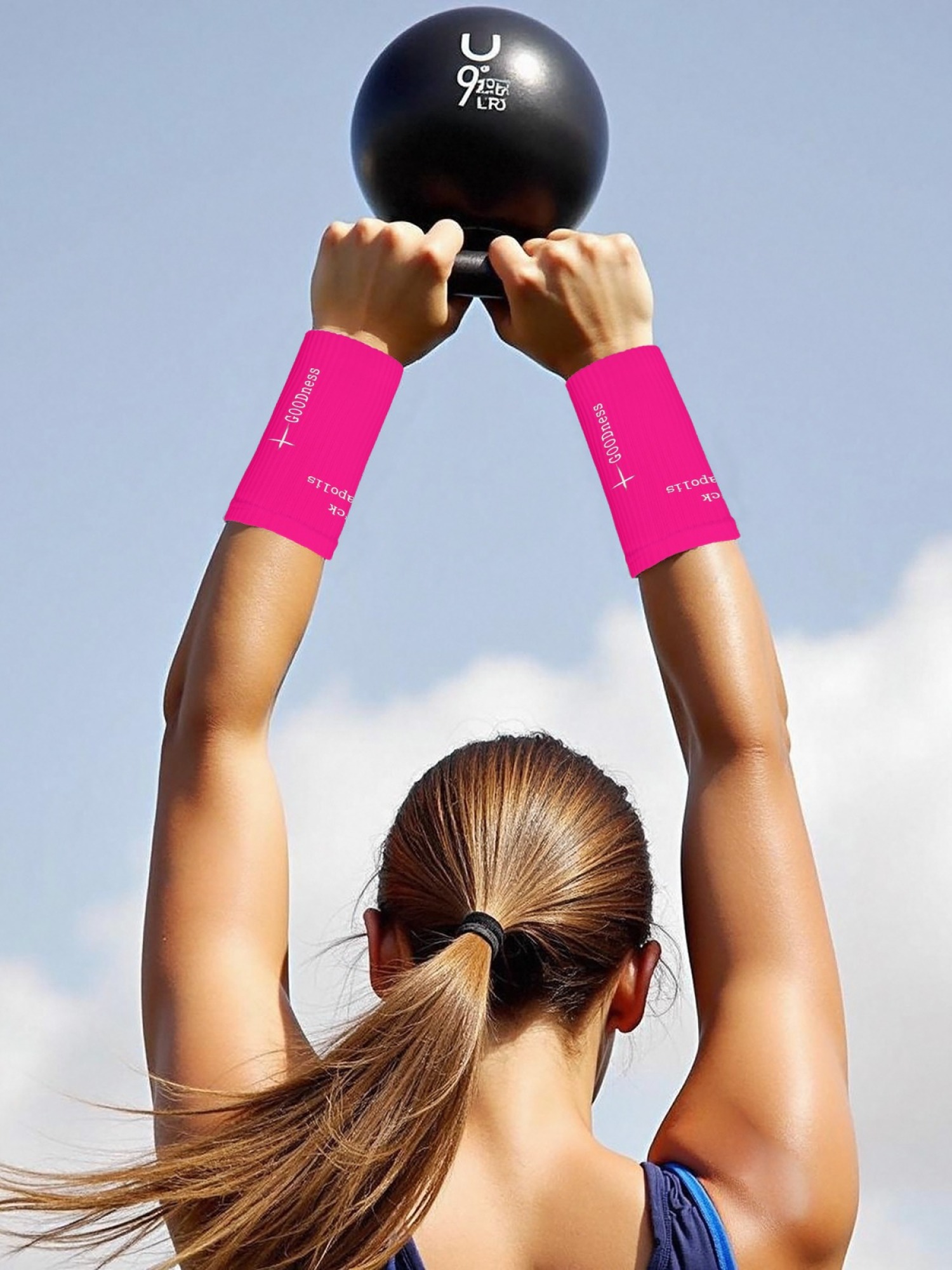 "GTFO Minneapolis" & "GOODness" Statement Wristbands | Athletic Sweatbands (Pair)