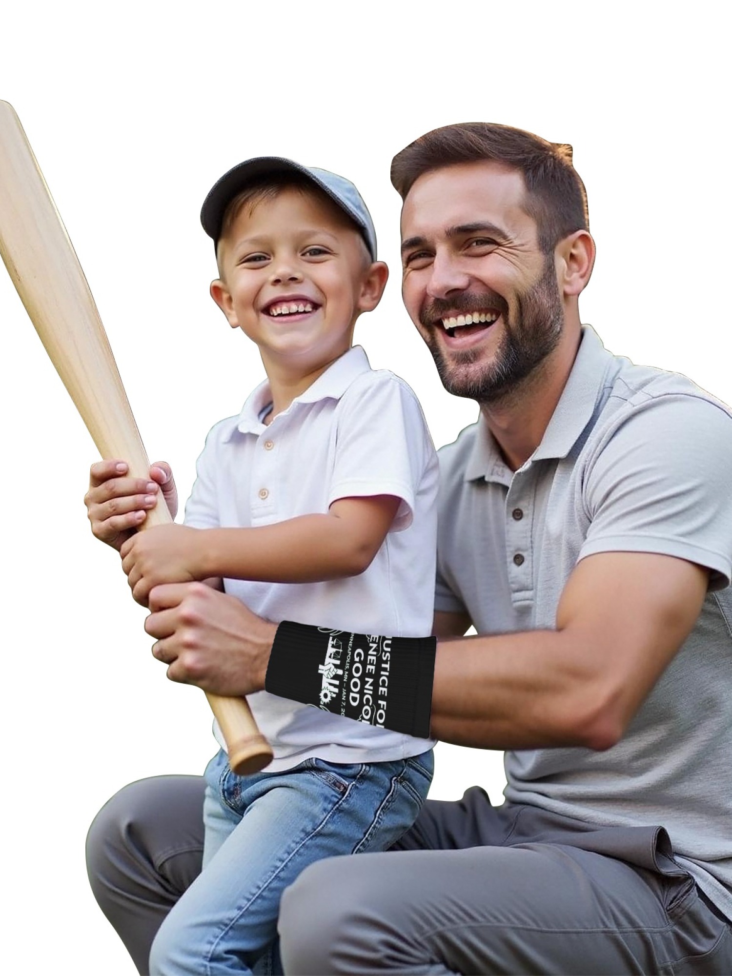 "Justice For Renee Nicole Good" Memorial Wristbands | Minneapolis Angel Wings Sweatbands (Pair)