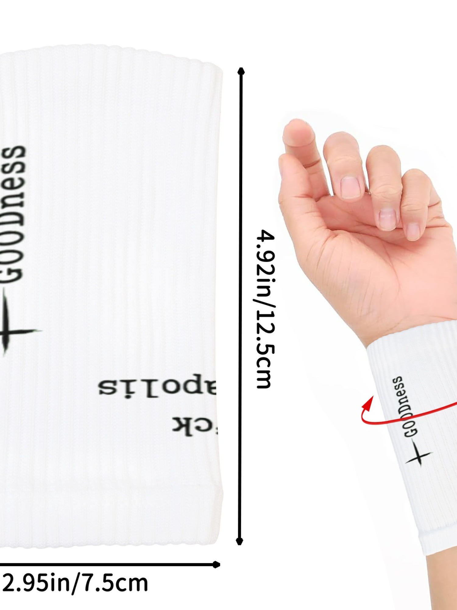 "GTFO Minneapolis" & "GOODness" Statement Wristbands | Athletic Sweatbands (Pair)