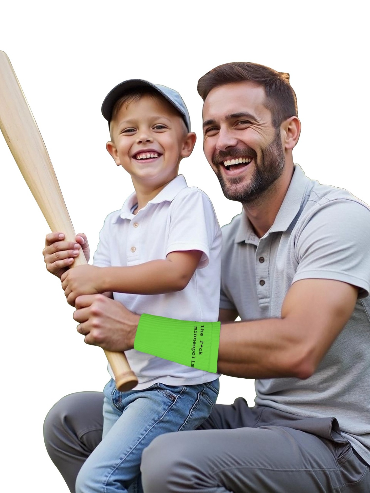 "GTFO Minneapolis" & "GOODness" Statement Wristbands | Athletic Sweatbands (Pair)