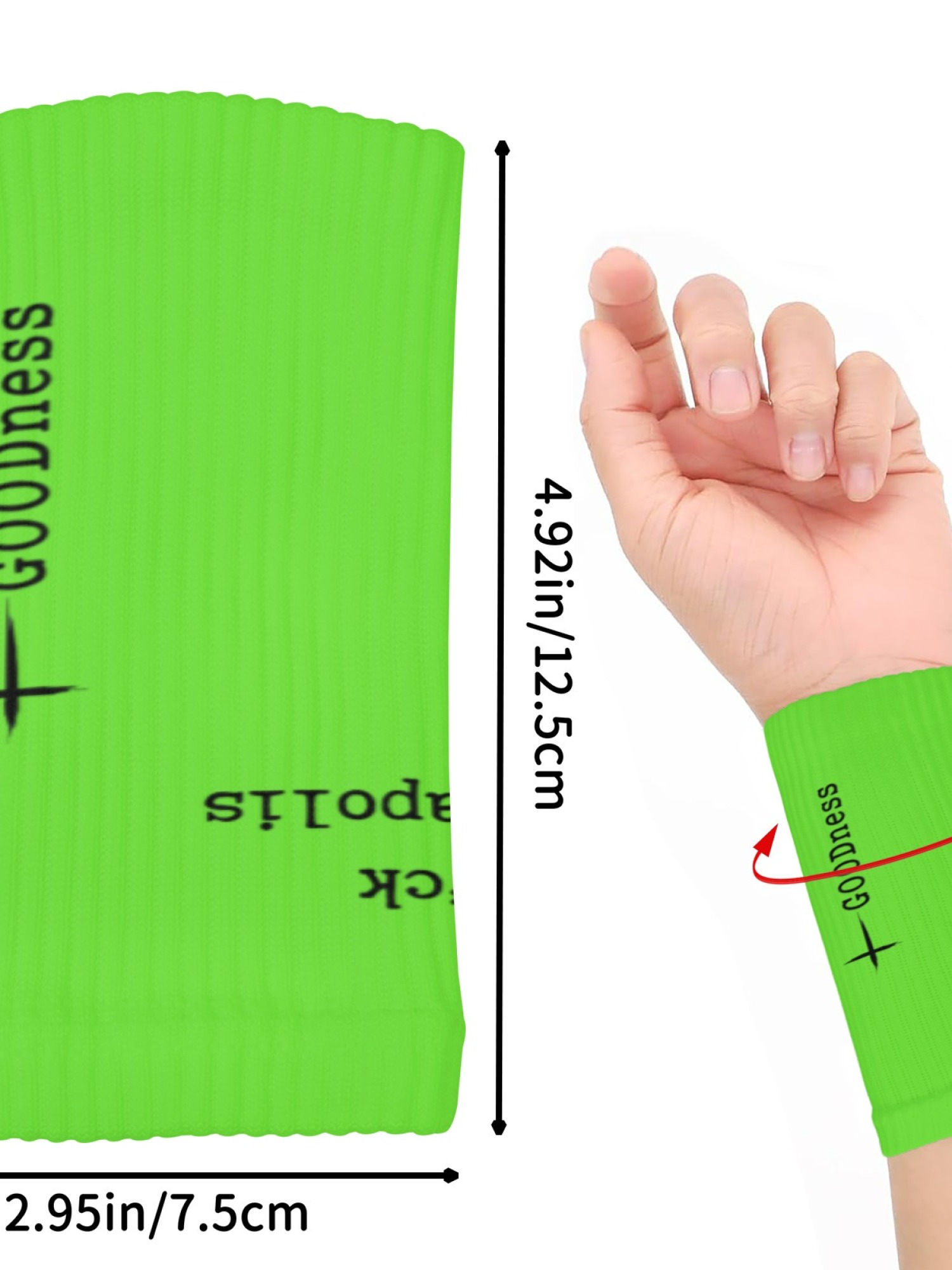 "GTFO Minneapolis" & "GOODness" Statement Wristbands | Athletic Sweatbands (Pair)