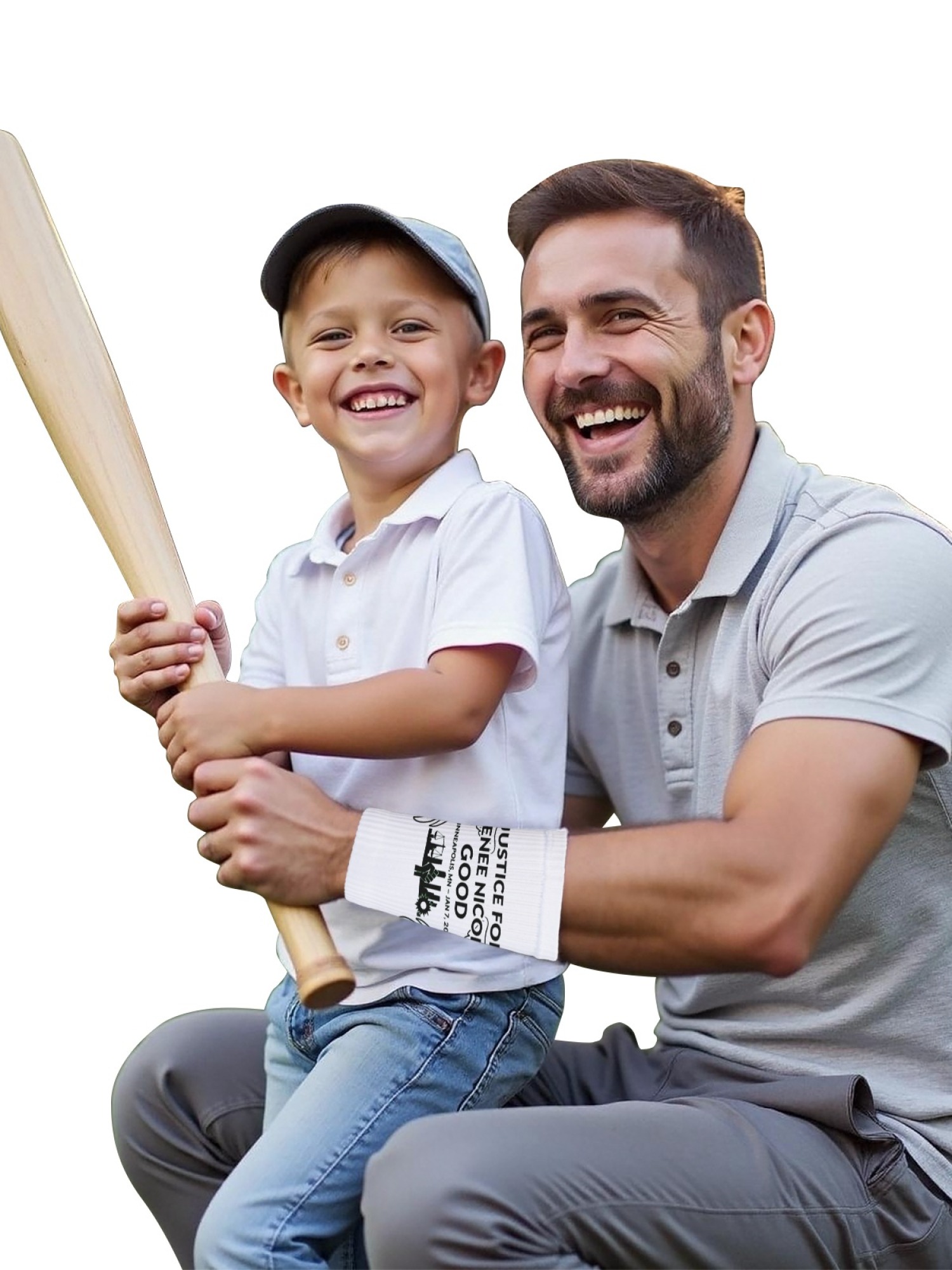 "Justice For Renee Nicole Good" Memorial Wristbands | Minneapolis Angel Wings Sweatbands (Pair)