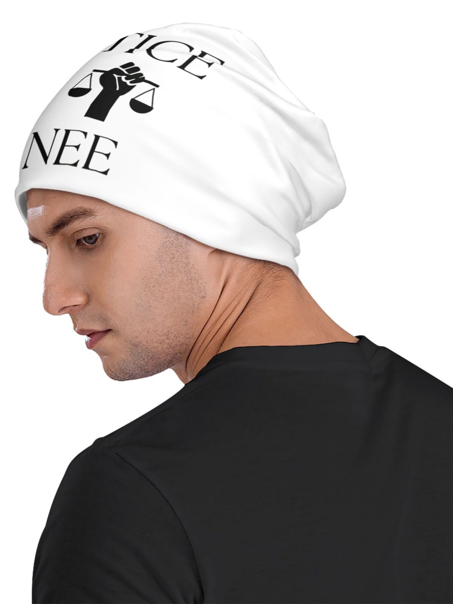 "Justice For Renee" Statement Beanie | Unisex Slouchy Knit Hat for Awareness & Support