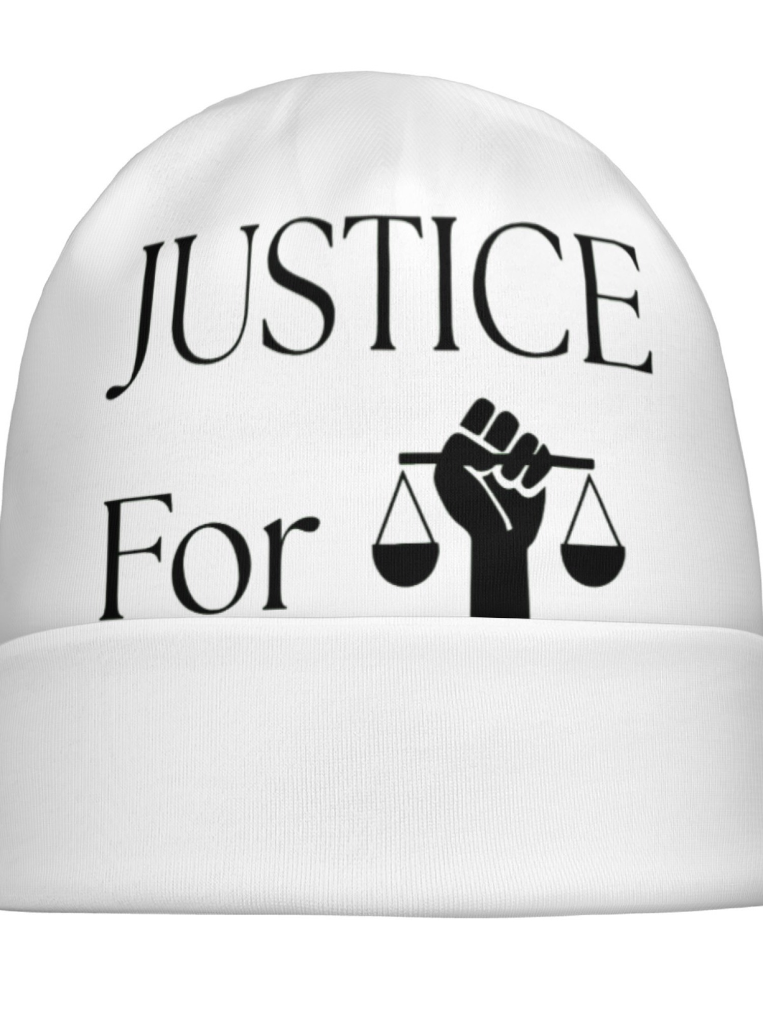 "Justice For Renee" Statement Beanie | Unisex Slouchy Knit Hat for Awareness & Support