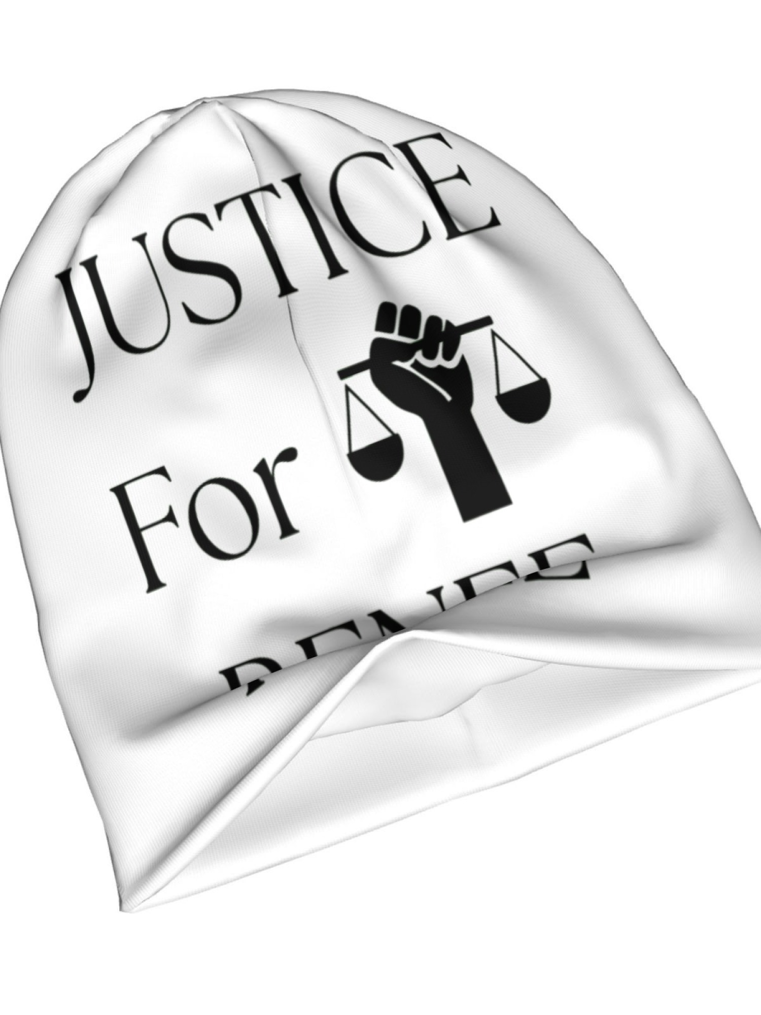 "Justice For Renee" Statement Beanie | Unisex Slouchy Knit Hat for Awareness & Support