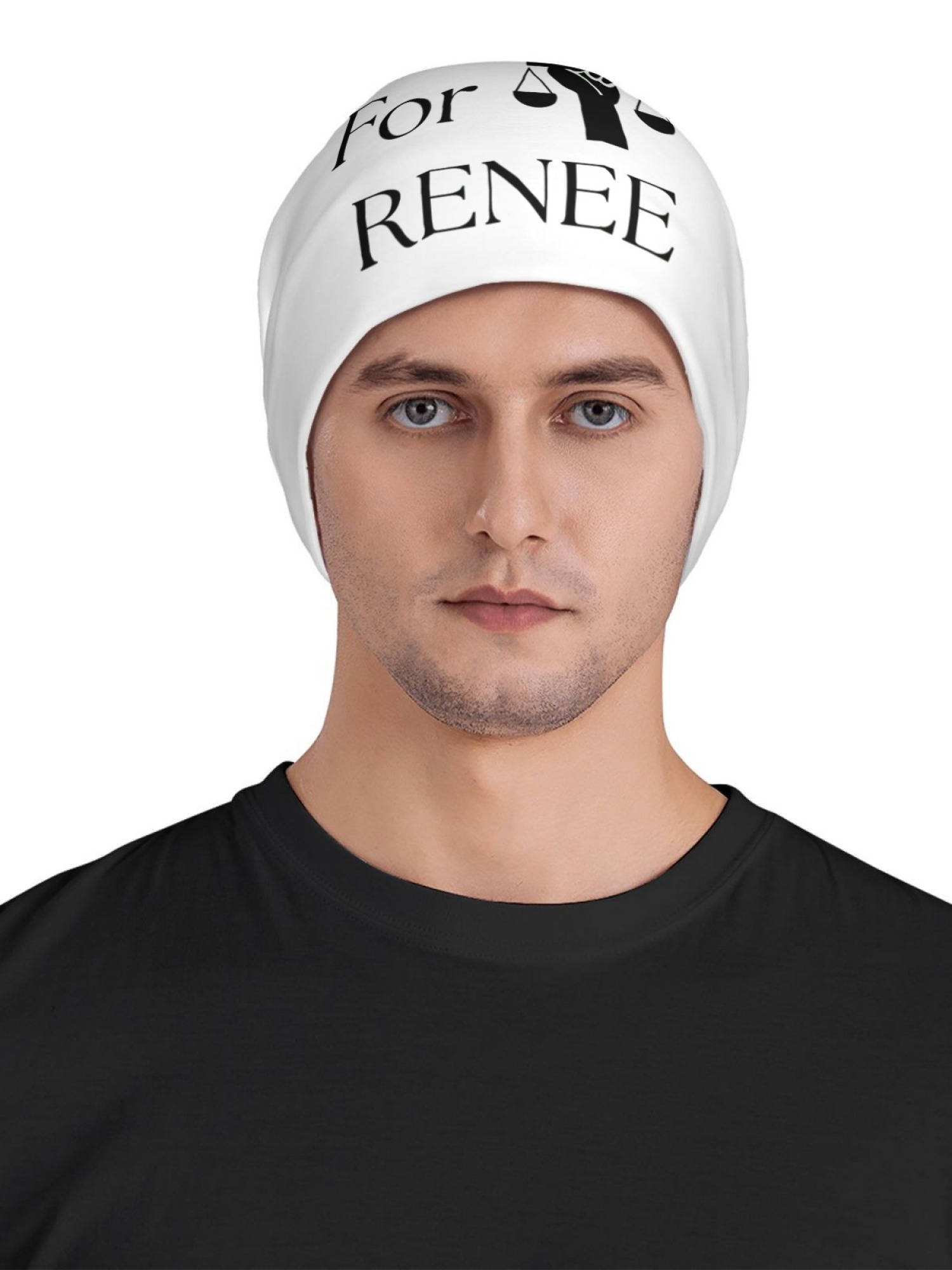"Justice For Renee" Statement Beanie | Unisex Slouchy Knit Hat for Awareness & Support