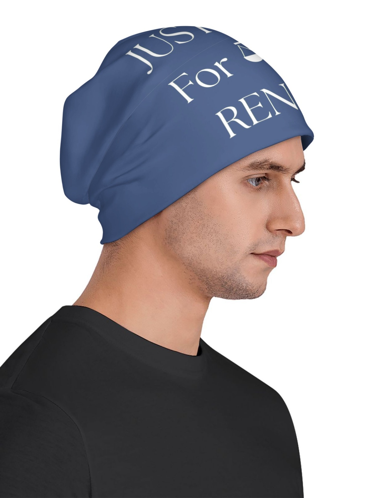 "Justice For Renee" Statement Beanie | Unisex Slouchy Knit Hat for Awareness & Support