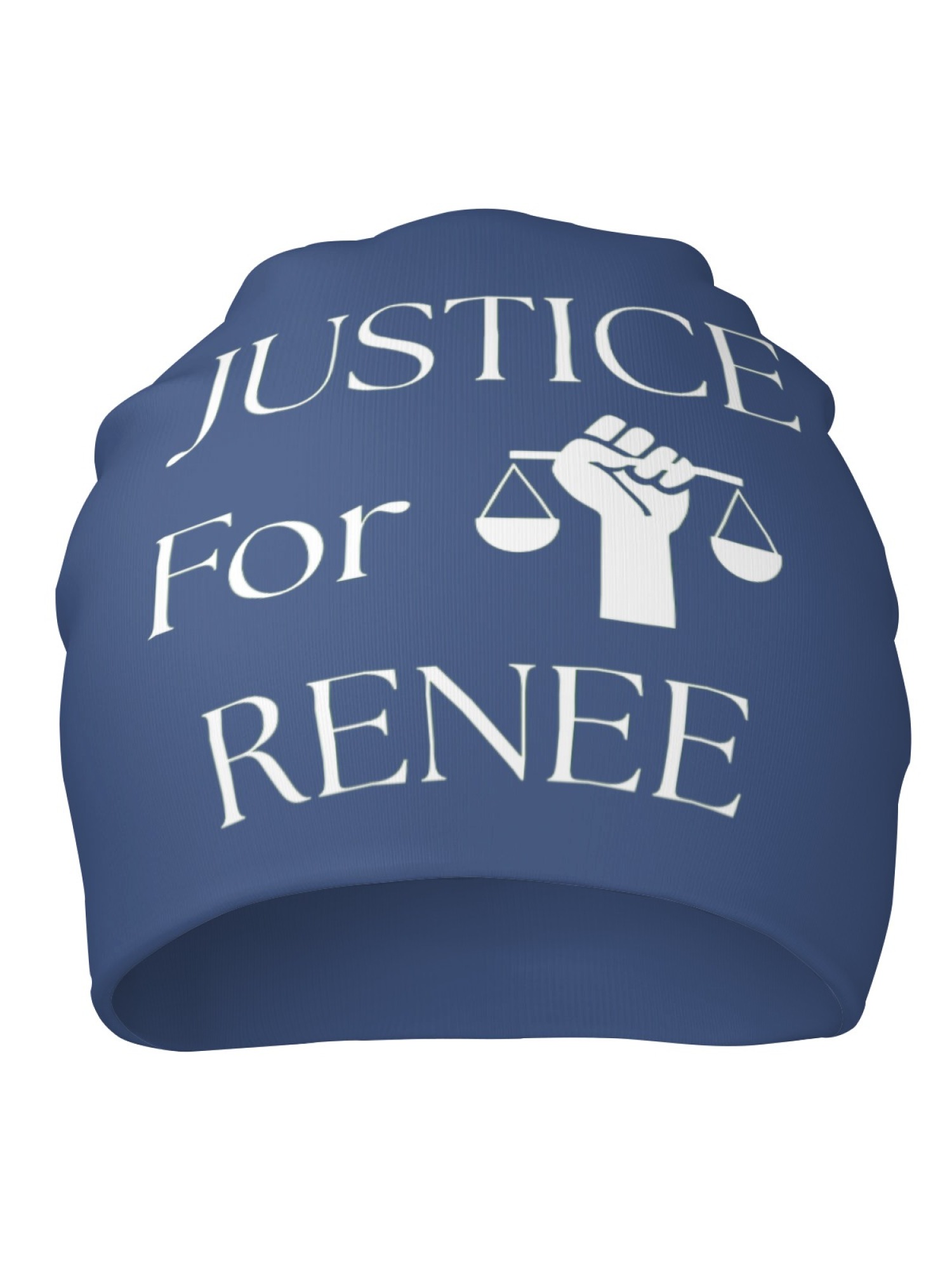 "Justice For Renee" Statement Beanie | Unisex Slouchy Knit Hat for Awareness & Support
