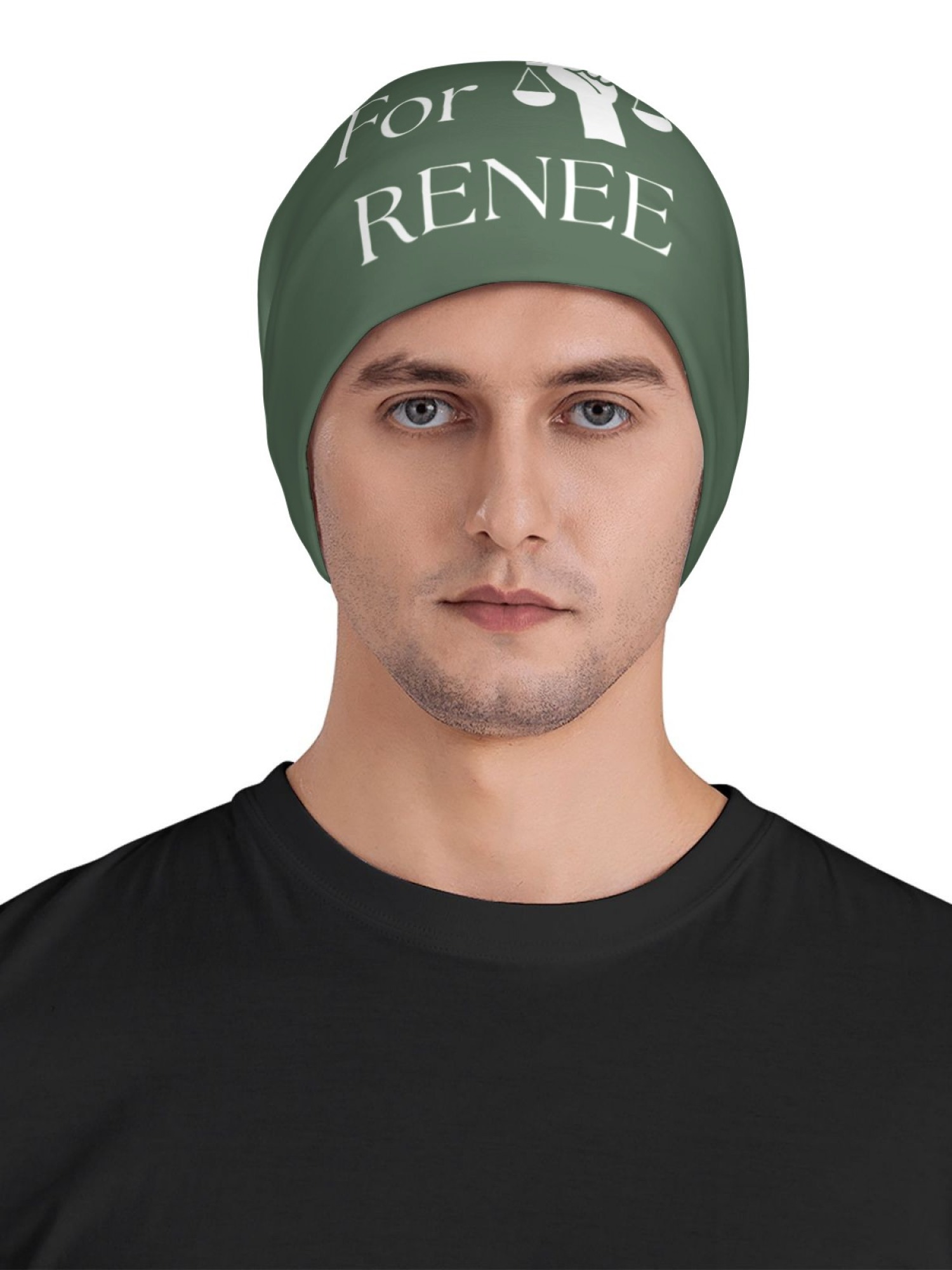 "Justice For Renee" Statement Beanie | Unisex Slouchy Knit Hat for Awareness & Support