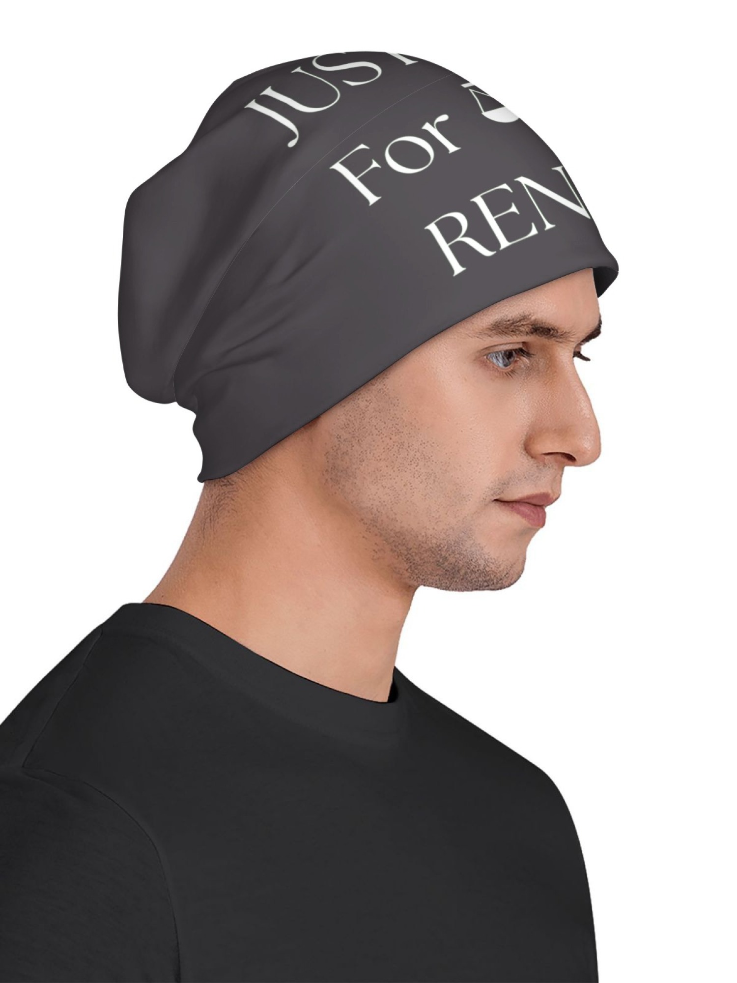 "Justice For Renee" Statement Beanie | Unisex Slouchy Knit Hat for Awareness & Support