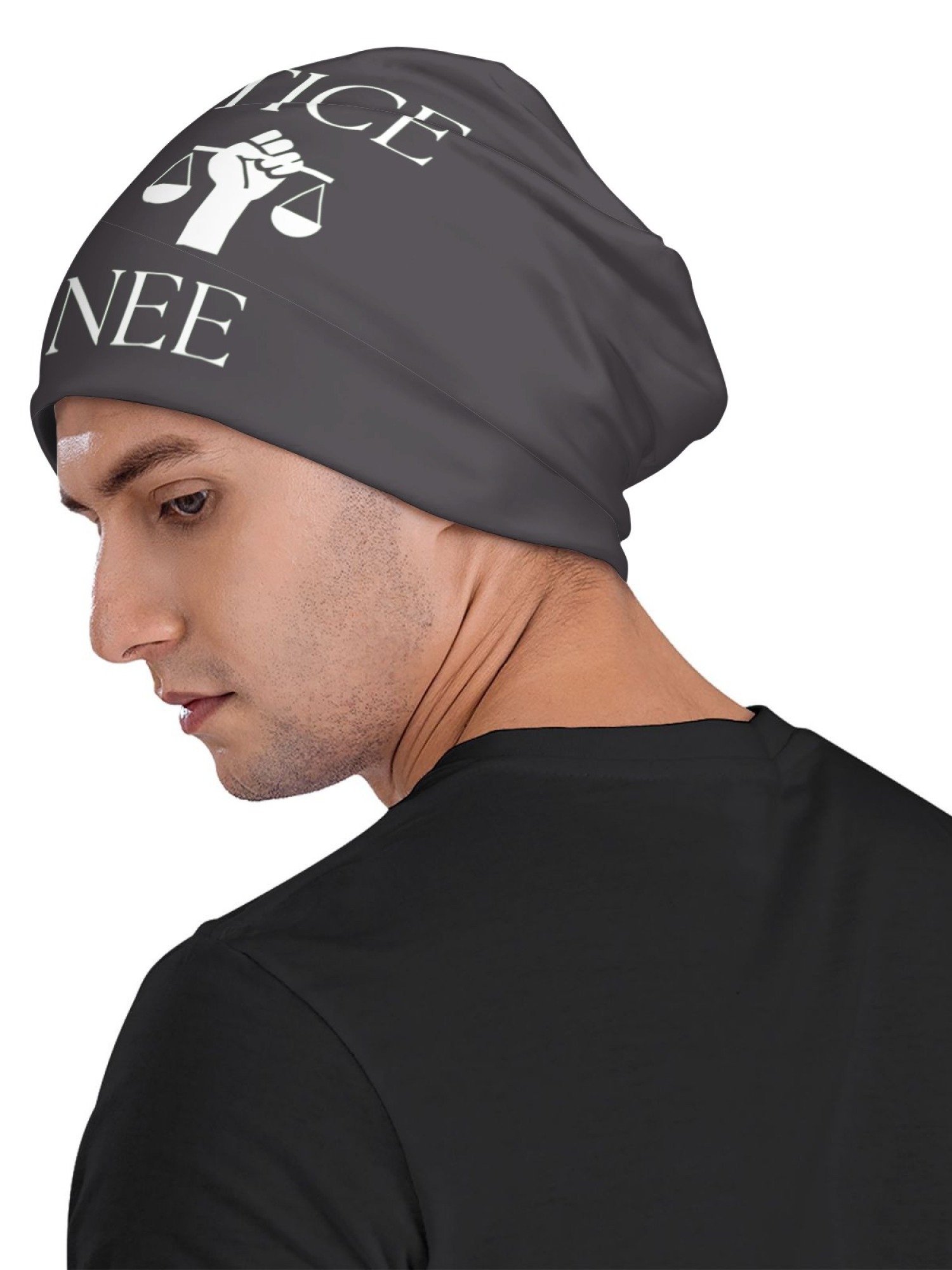 "Justice For Renee" Statement Beanie | Unisex Slouchy Knit Hat for Awareness & Support