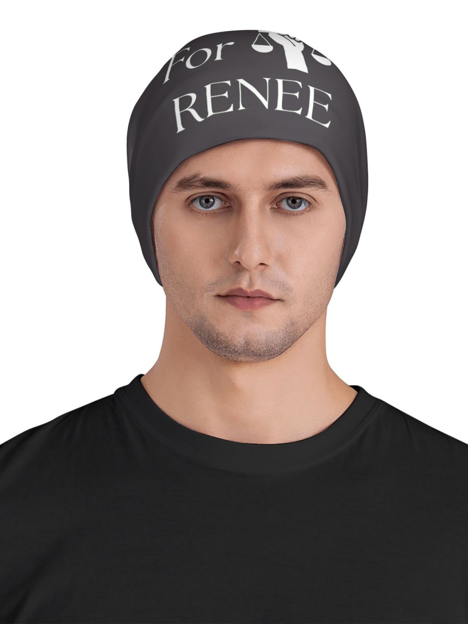"Justice For Renee" Statement Beanie | Unisex Slouchy Knit Hat for Awareness & Support