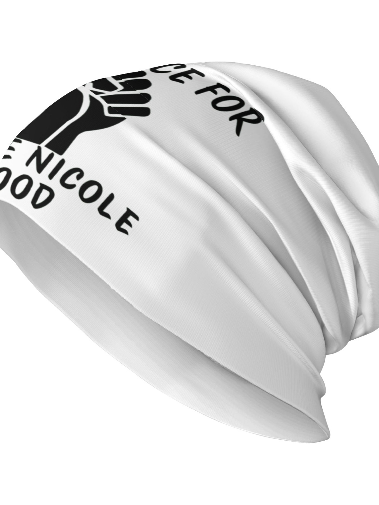 "Justice For Renee Nicole Good" Awareness Beanie | Unisex Slouchy Knit Hat