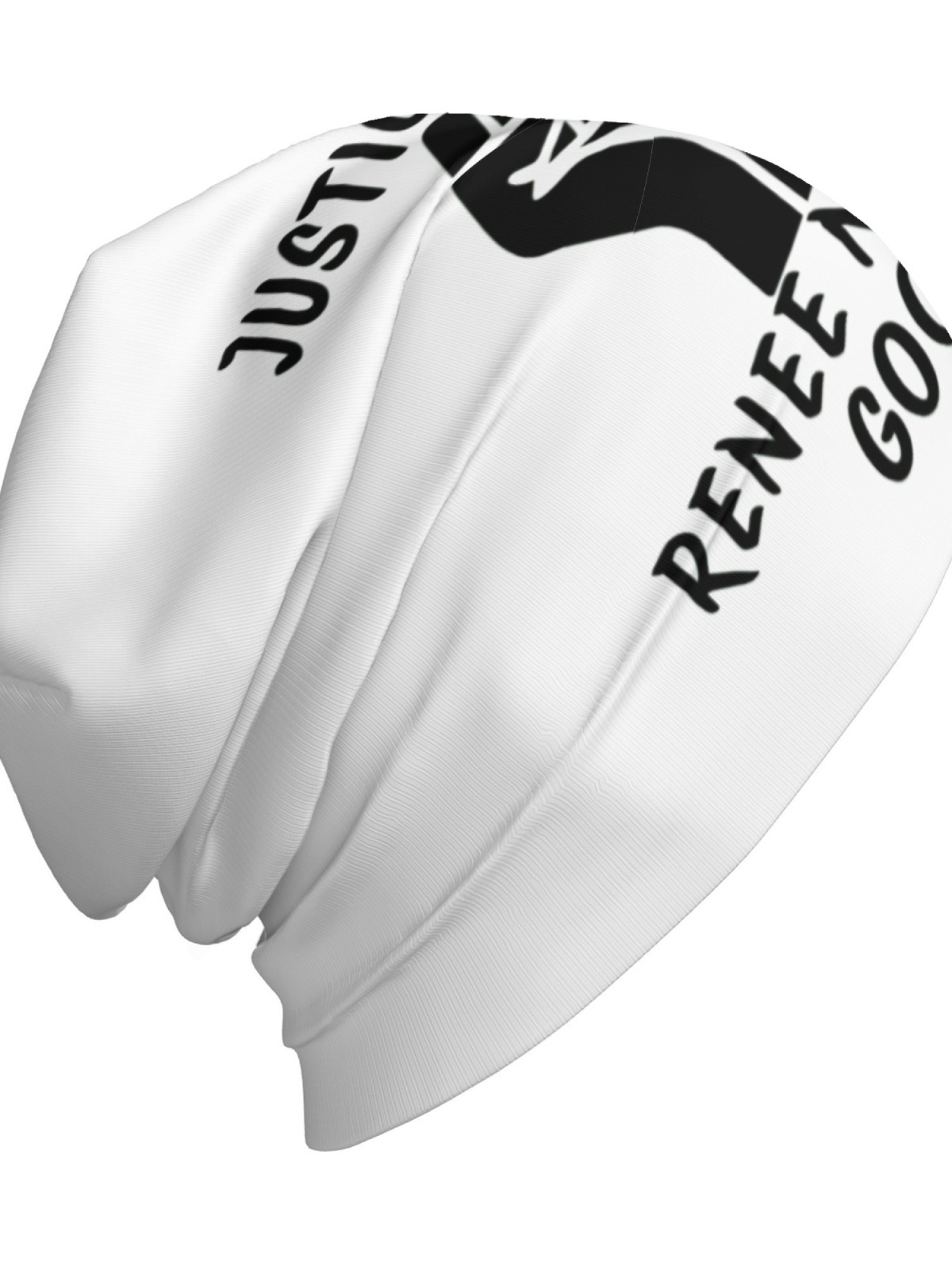 "Justice For Renee Nicole Good" Awareness Beanie | Unisex Slouchy Knit Hat