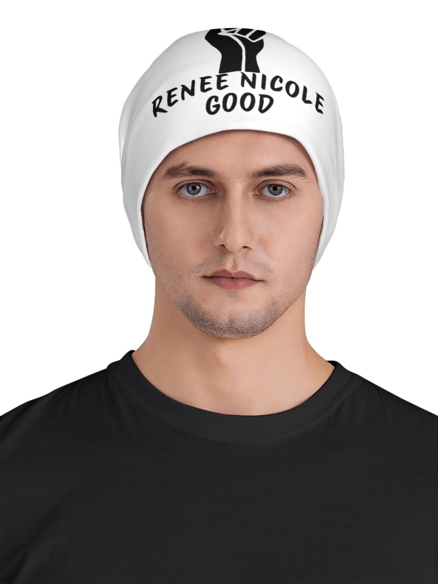 "Justice For Renee Nicole Good" Awareness Beanie | Unisex Slouchy Knit Hat