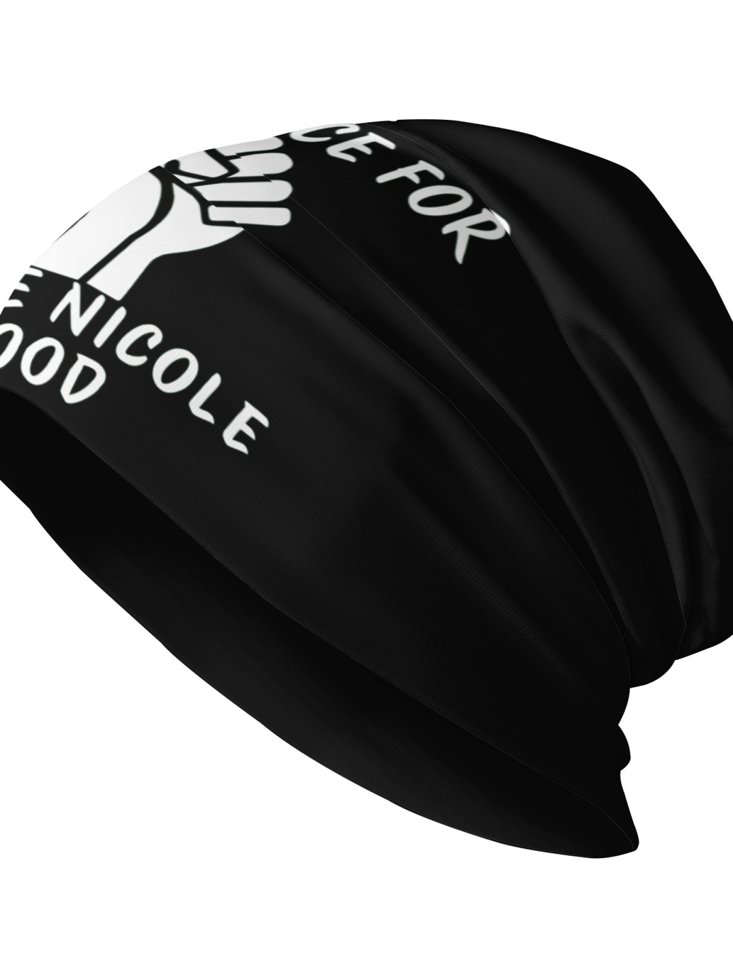 "Justice For Renee Nicole Good" Awareness Beanie | Unisex Slouchy Knit Hat