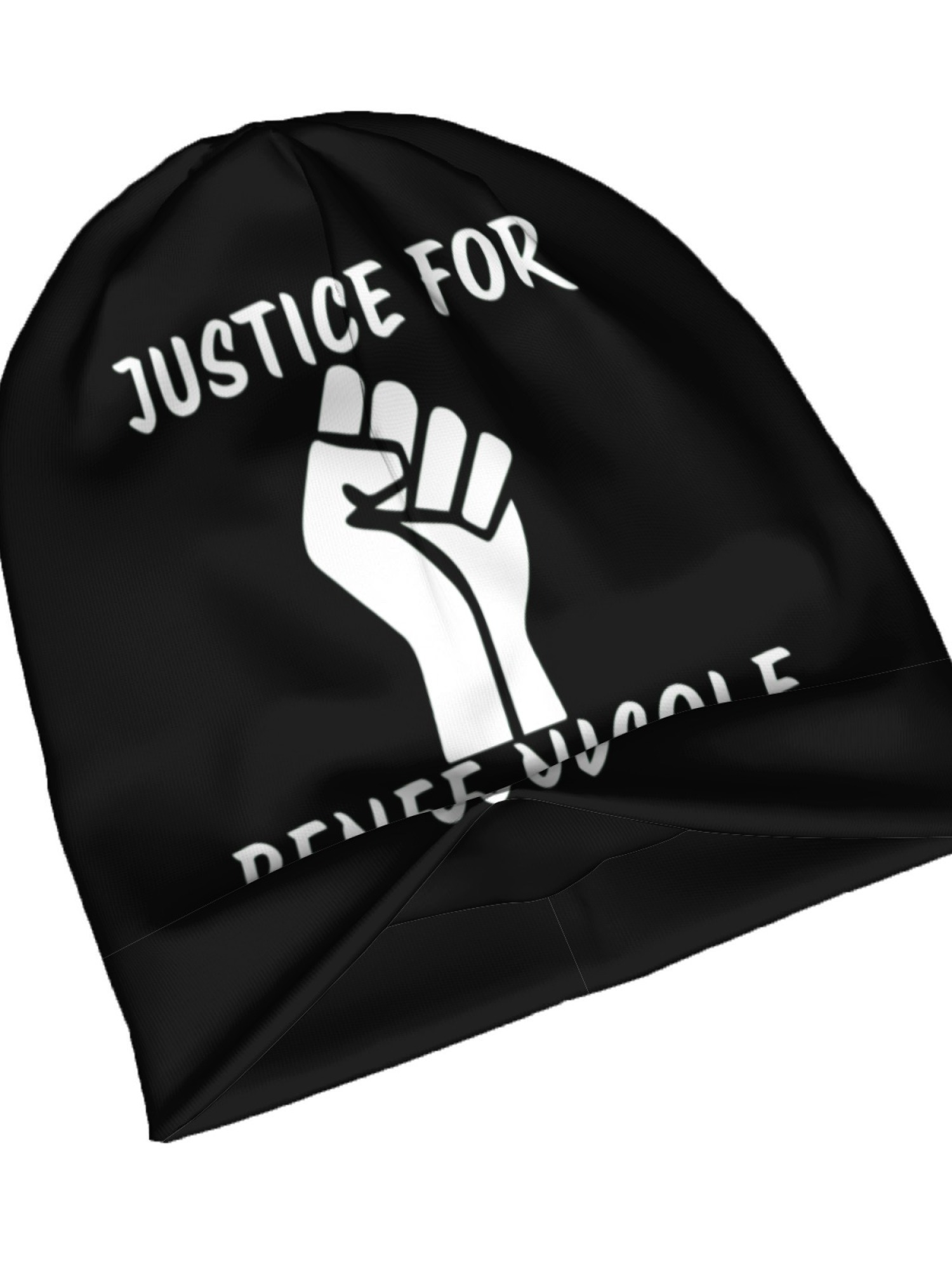 "Justice For Renee Nicole Good" Awareness Beanie | Unisex Slouchy Knit Hat