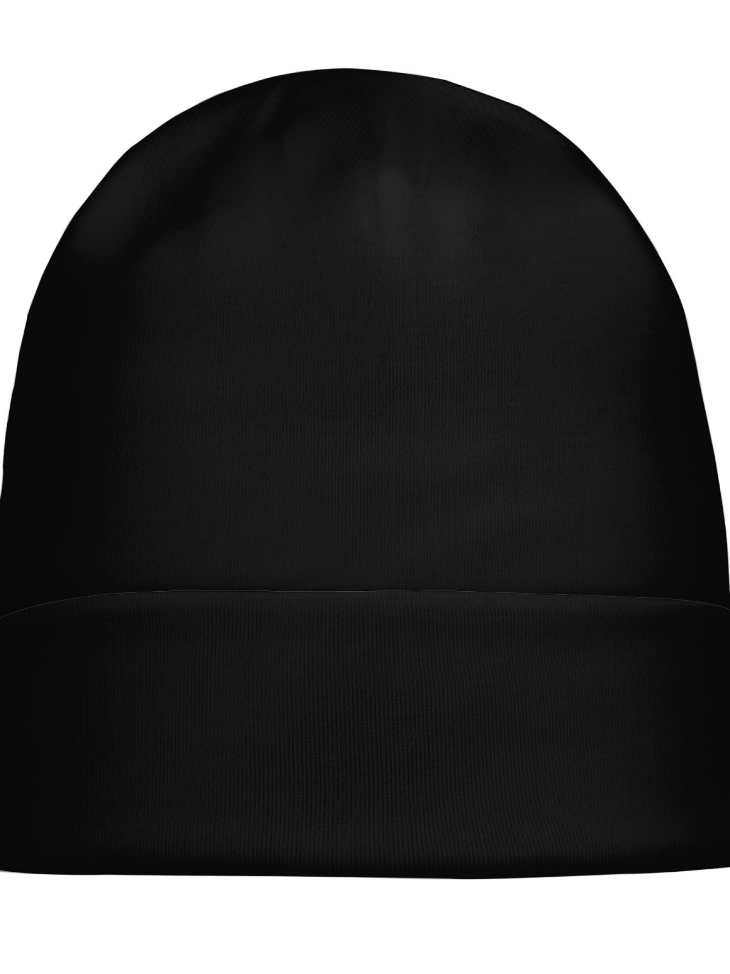 "good"ness Statement Beanie | Minimalist Slouchy Knit Hat (Black & White)