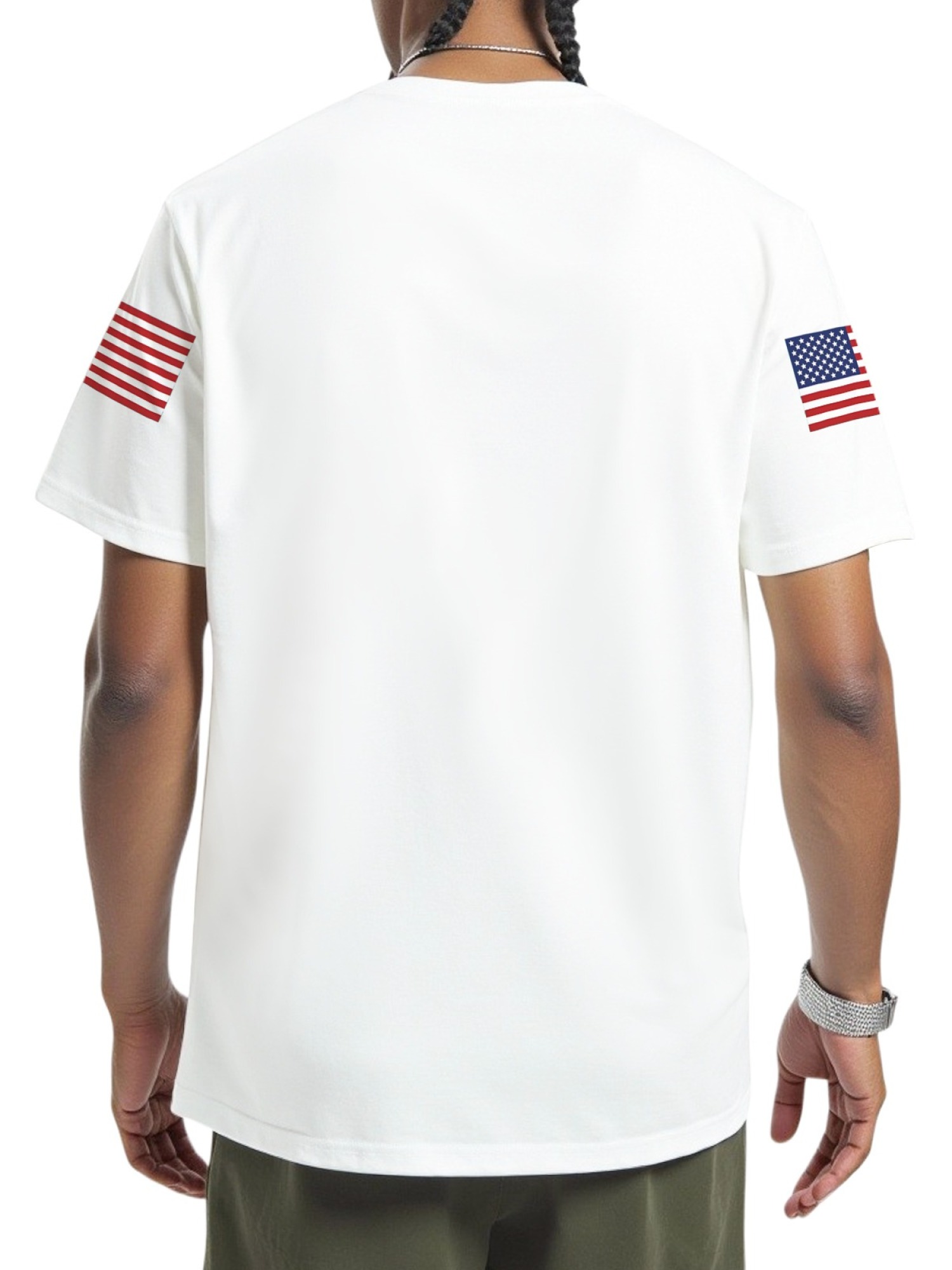"Justice For Renee Nicole Good" Memorial T-Shirt | American Flag Sleeve Tee