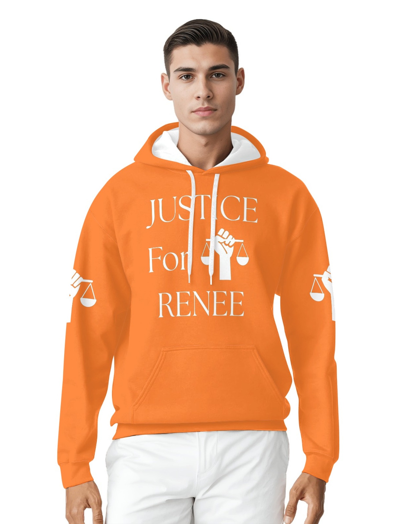 "Justice For Renee" Awareness Hoodie | Unisex Memorial Pullover with Sleeve Graphics