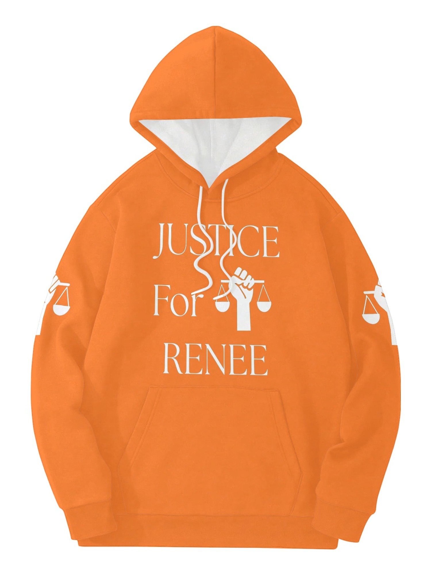 "Justice For Renee" Awareness Hoodie | Unisex Memorial Pullover with Sleeve Graphics