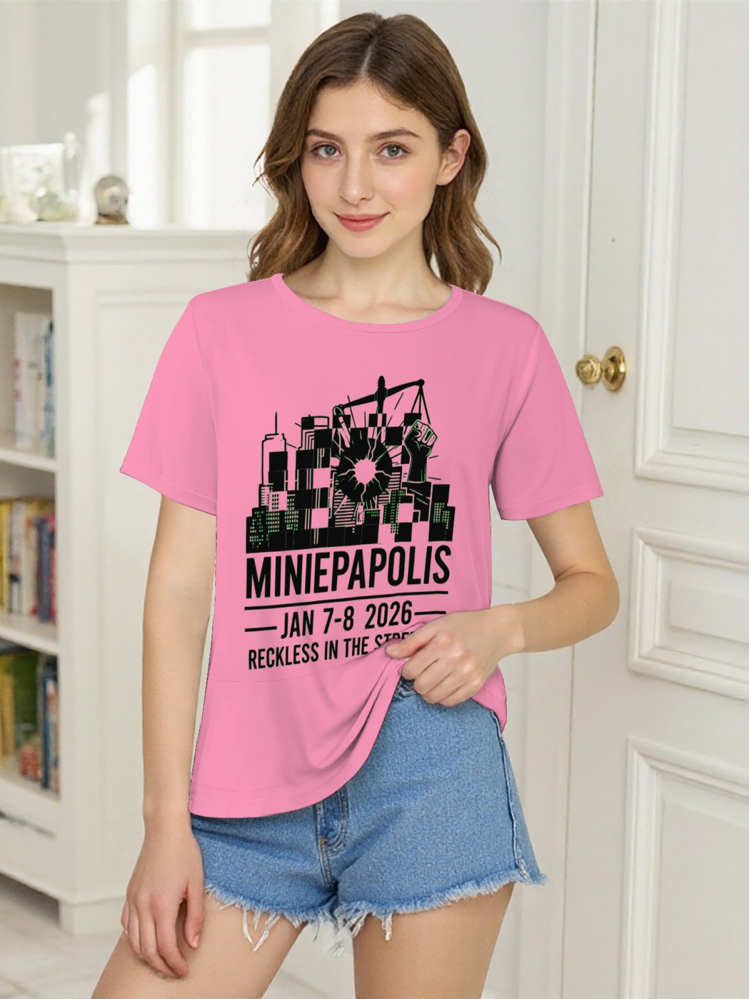 "Reckless In The Streets" Minneapolis Graphic Tee | Women's Commemorative Event T-Shirt