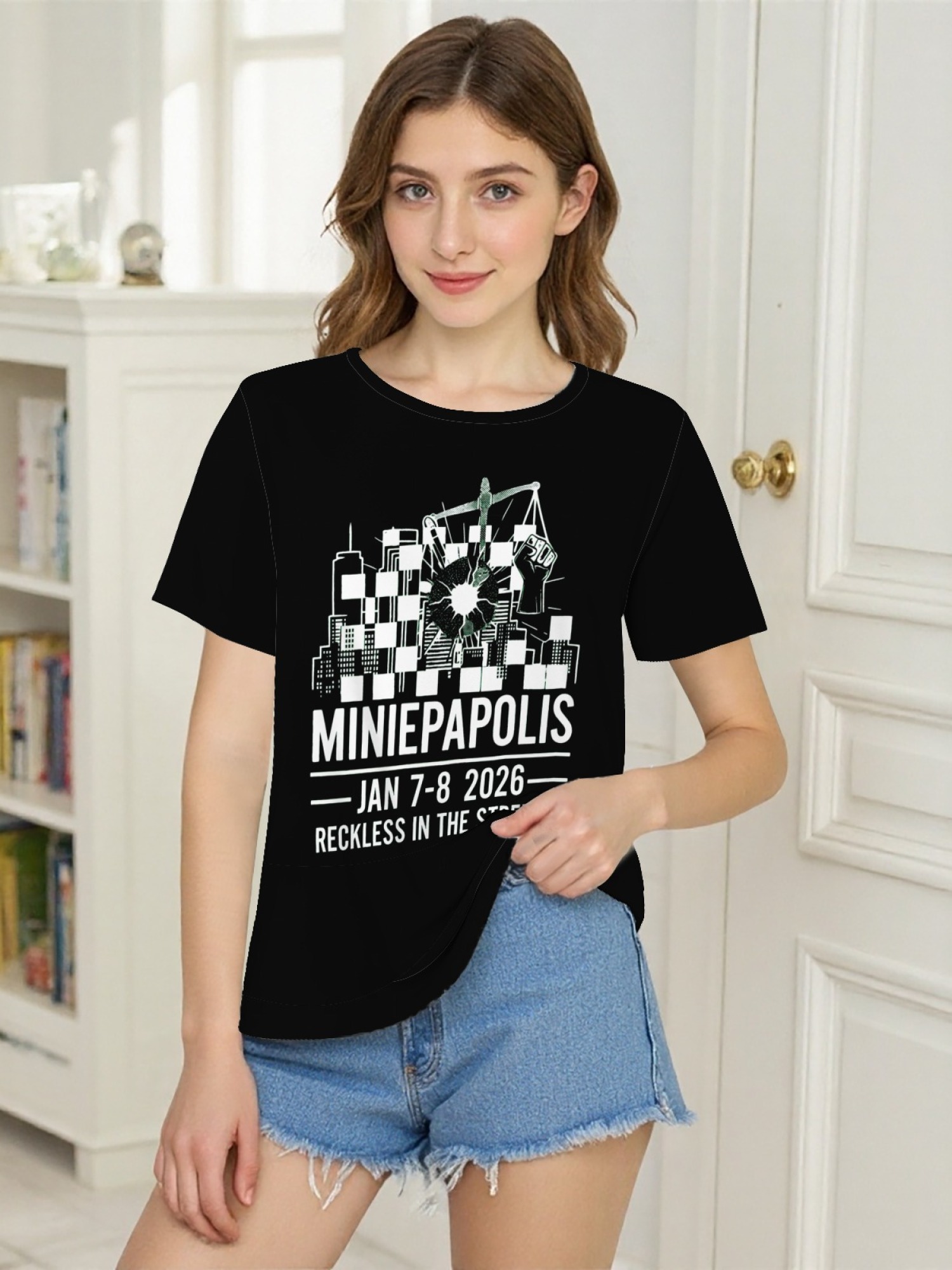 "Reckless In The Streets" Minneapolis Graphic Tee | Women's Commemorative Event T-Shirt