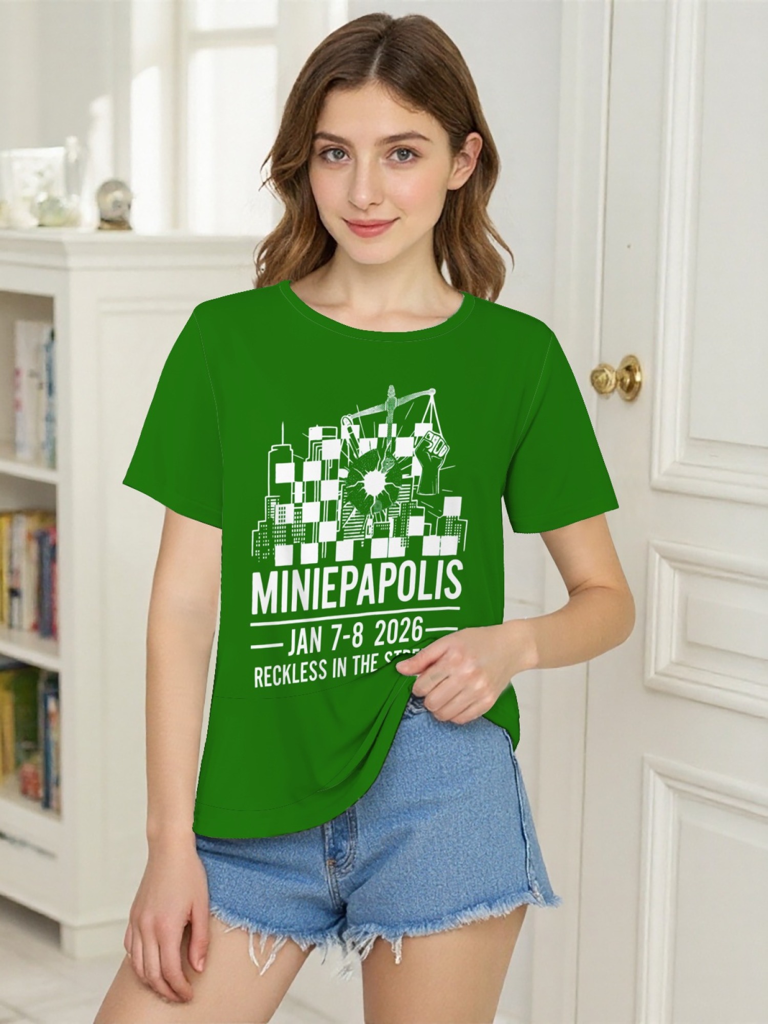 "Reckless In The Streets" Minneapolis Graphic Tee | Women's Commemorative Event T-Shirt