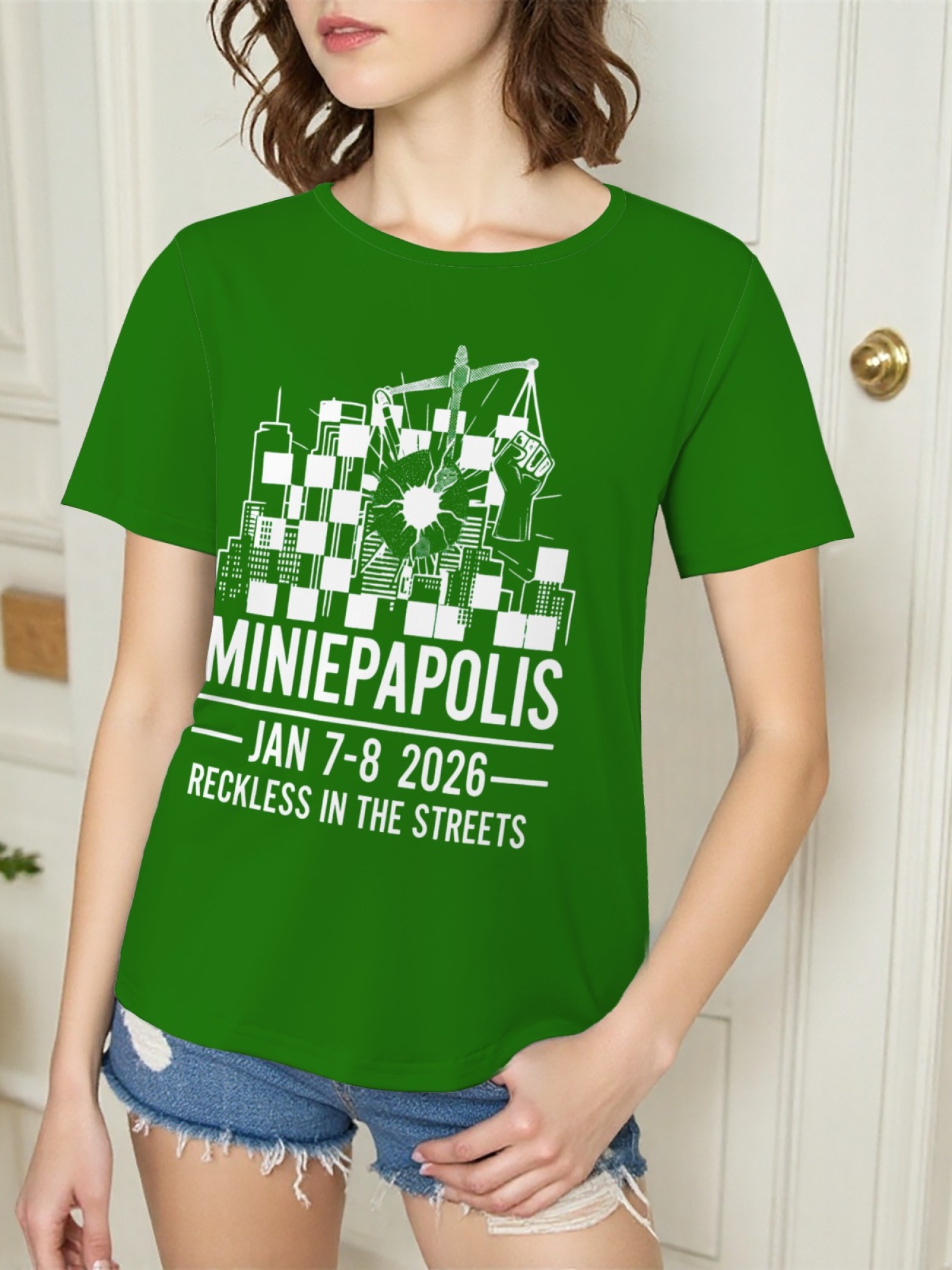 "Reckless In The Streets" Minneapolis Graphic Tee | Women's Commemorative Event T-Shirt