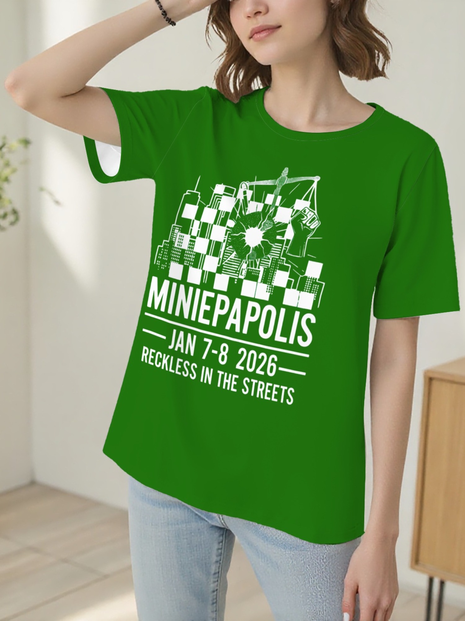 "Reckless In The Streets" Minneapolis Graphic Tee | Women's Commemorative Event T-Shirt