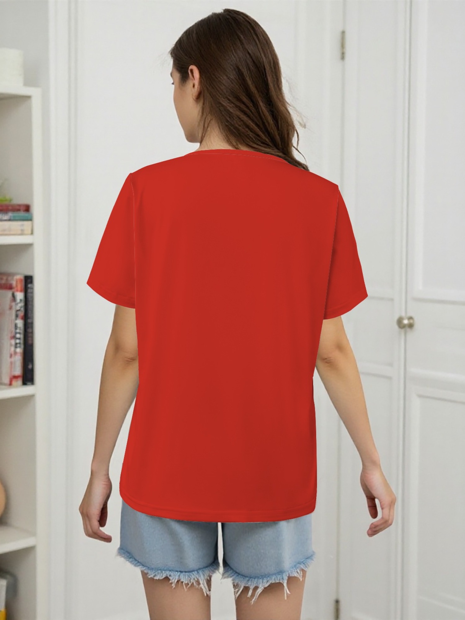 Women's Leopard Print Game Day Football T-Shirt - Casual Short Sleeve Graphic Tee