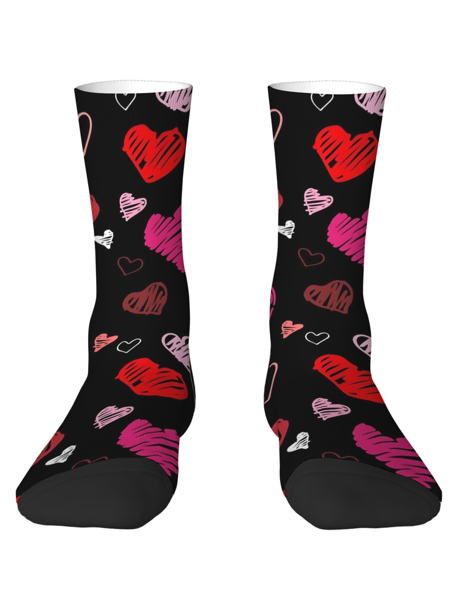 "I ❤️ My Wife" Men's Trunks & Heart Underwear & Socks Set | Romantic Stick Figure Gift Bundle