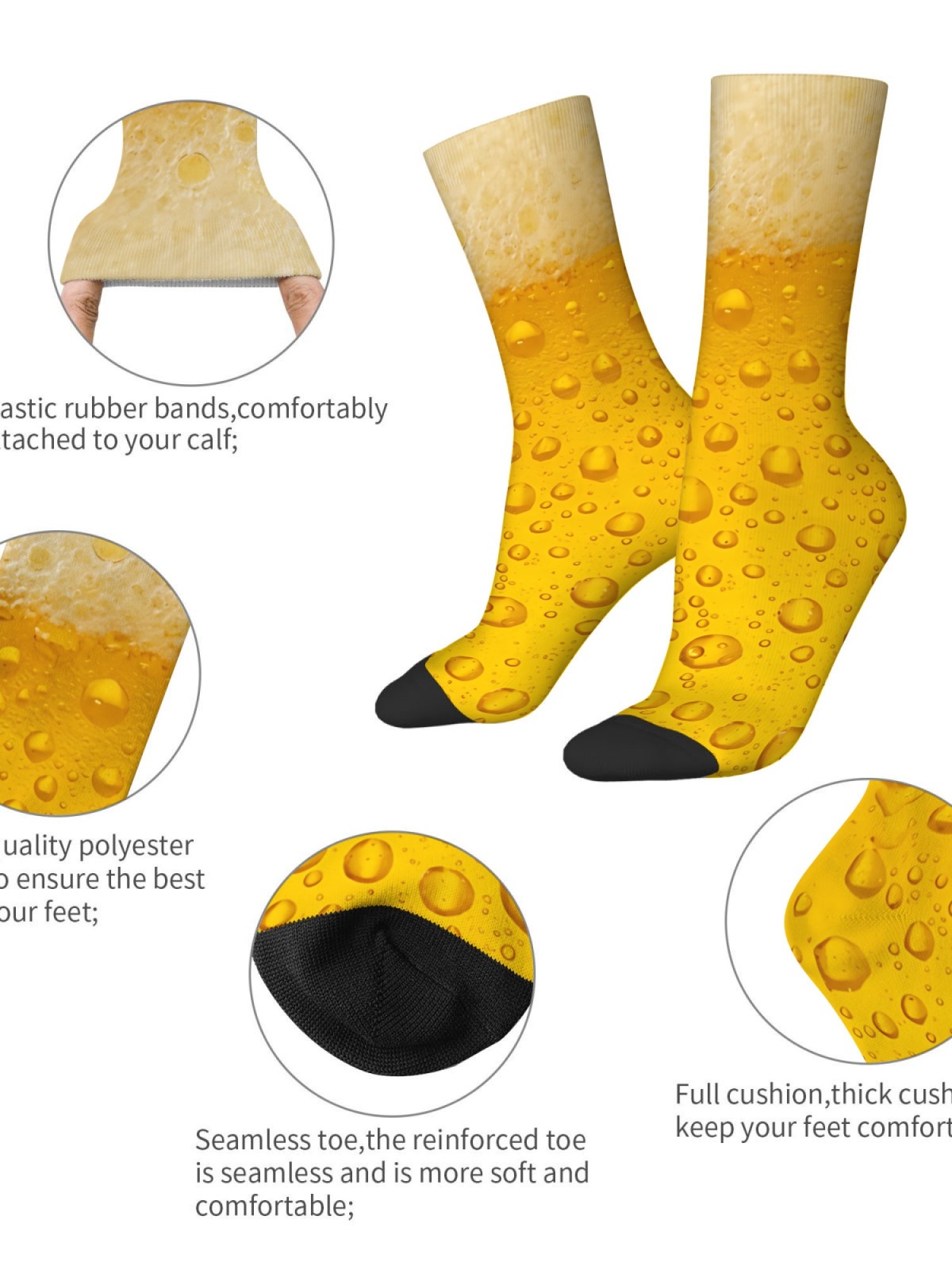 "It's Beer Time" Men's Trunks & Socks Set | Funny Drinking & Party Gift Bundle