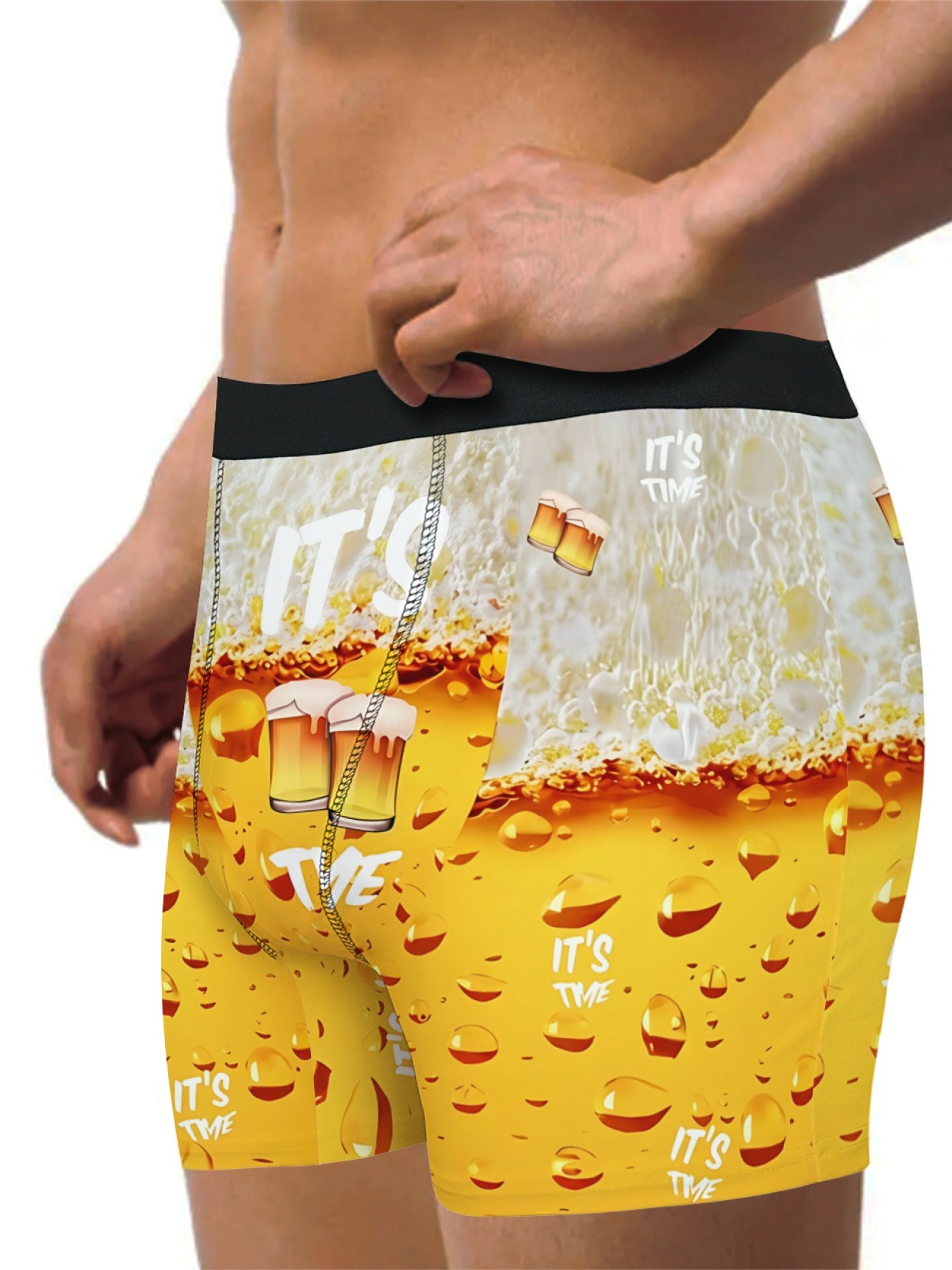"It's Beer Time" Men's Trunks & Socks Set | Funny Drinking & Party Gift Bundle