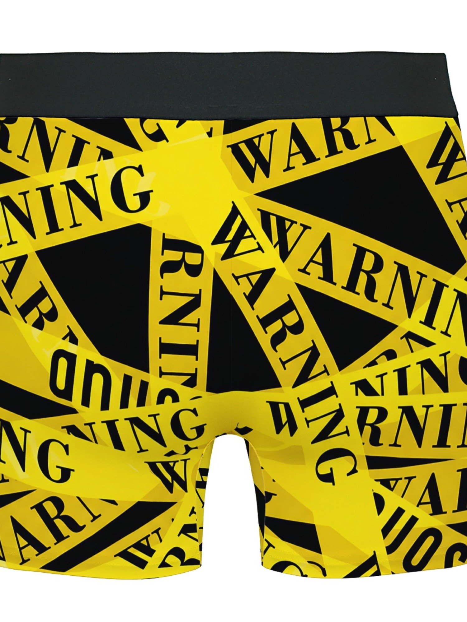 "Danger Zone" Men's Warning Tape Trunks & Socks Set | Funny Caution Novelty Bundle