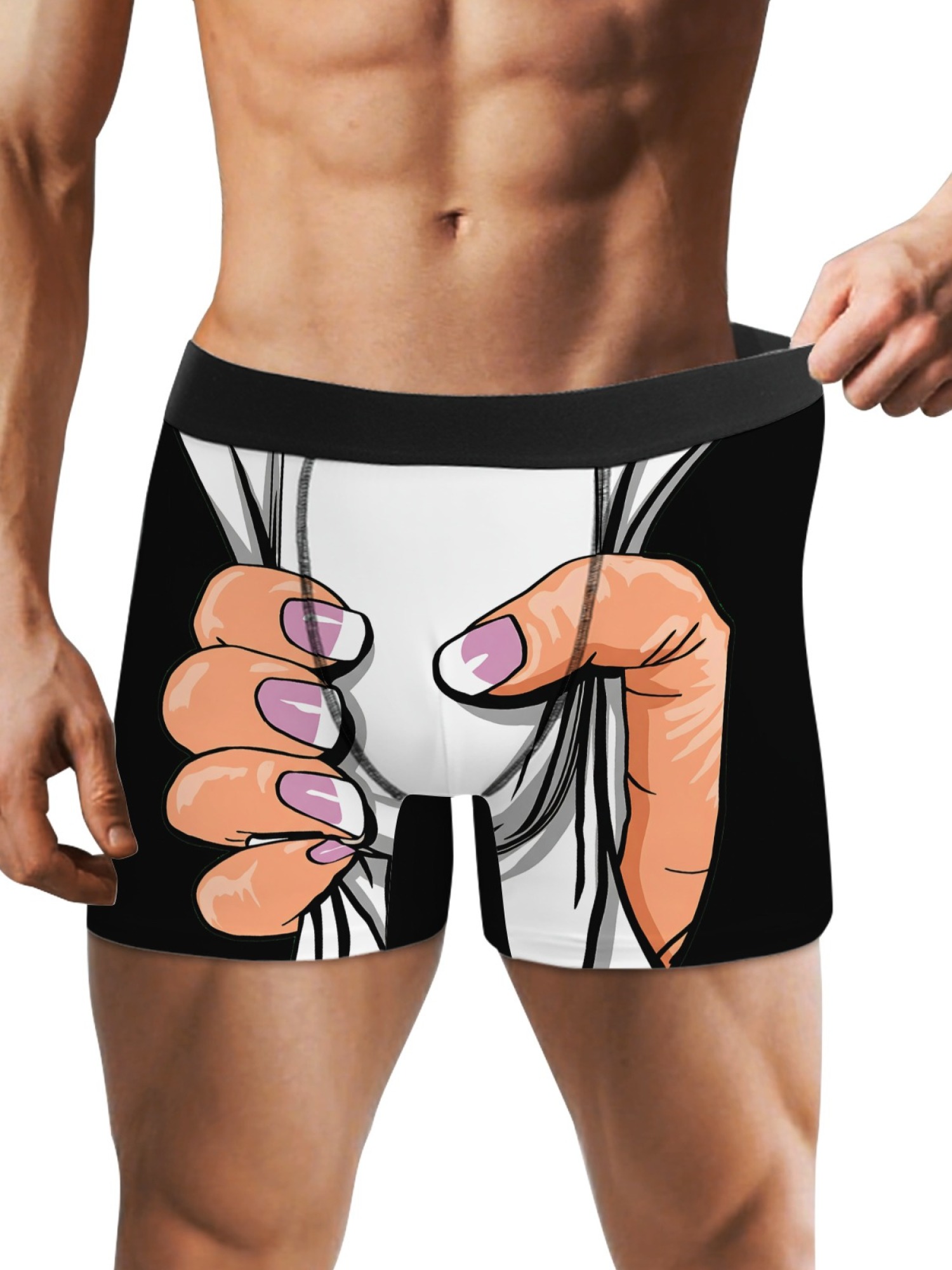 "I'm Taken" Grabbing Hand Men's Trunks & Love Socks Set | Naughty Valentine's Gift Bundle