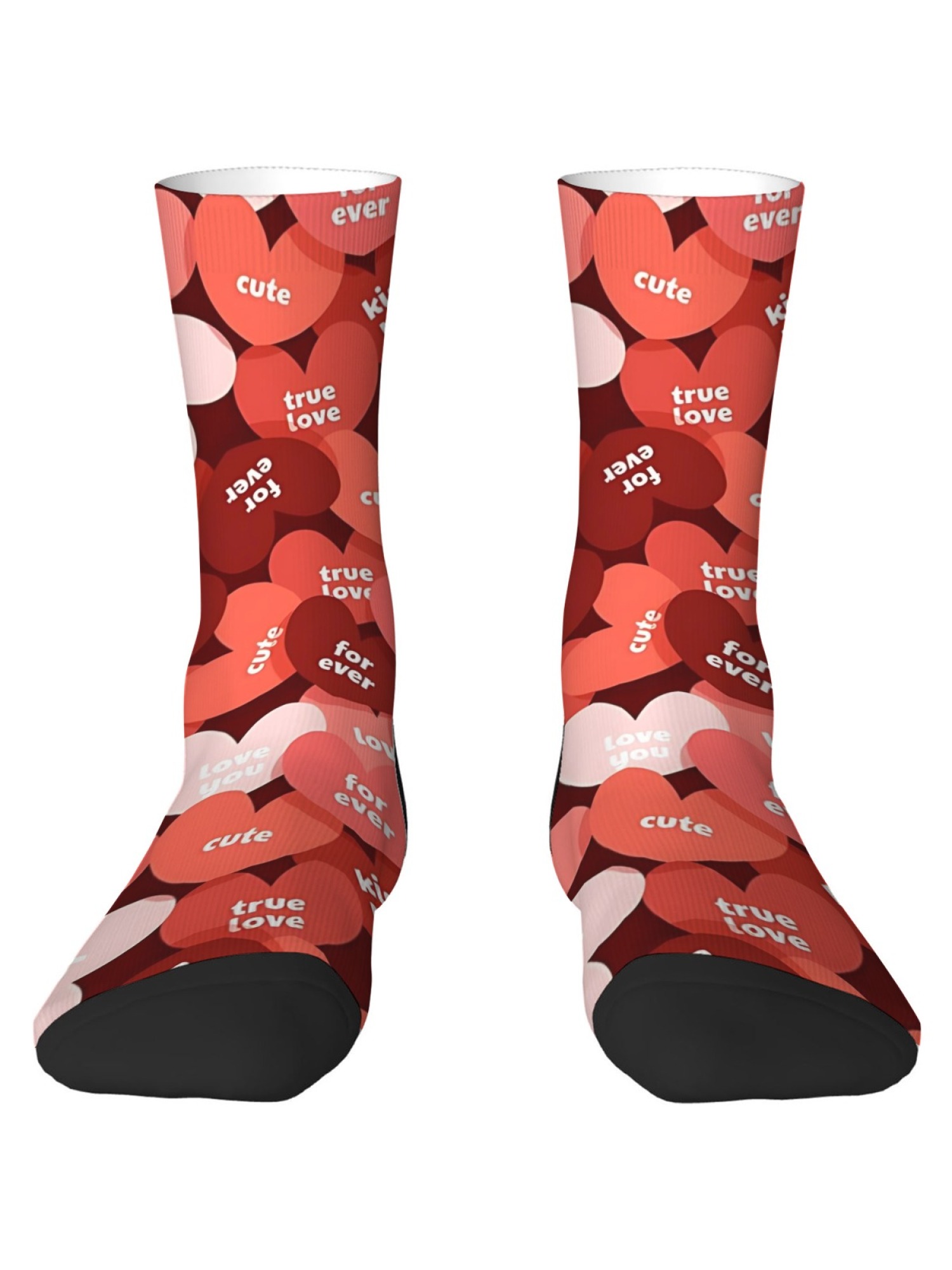 "Candy Love" Men's Boxer Briefs & Socks Set | Romantic Conversation Hearts Gift Bundle