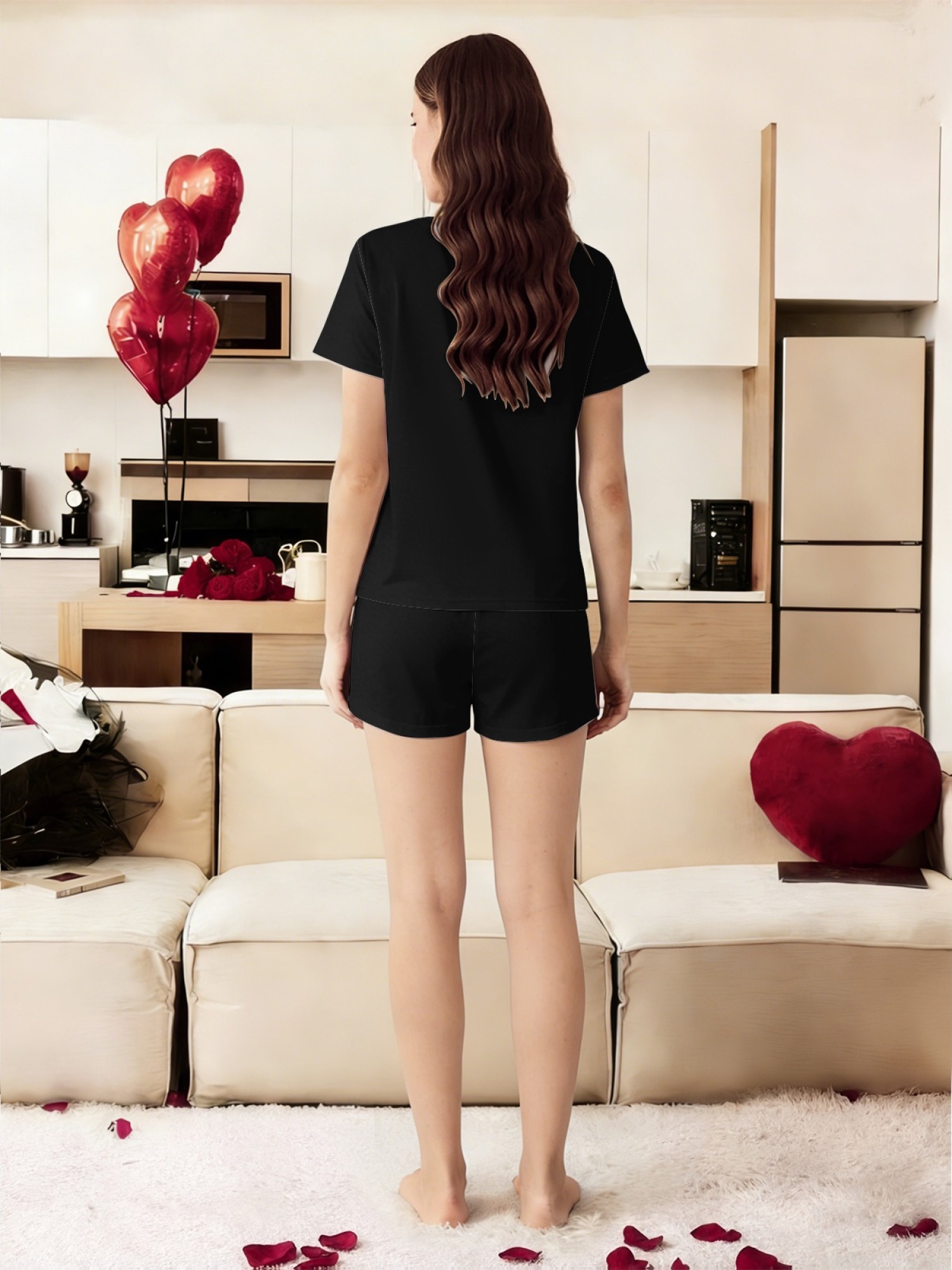 "Naughty Devil" Matching Couples Pajama Set | Funny 'Put the D in Devil' Lounge Outfit