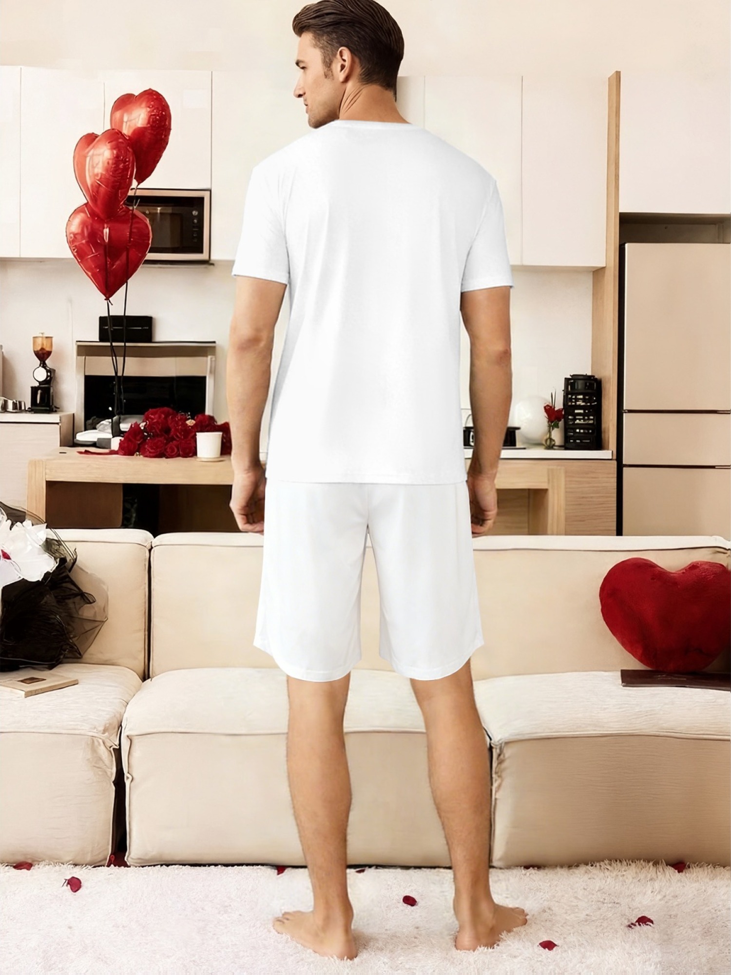 "Naughty Devil" Matching Couples Pajama Set | Funny 'Put the D in Devil' Lounge Outfit