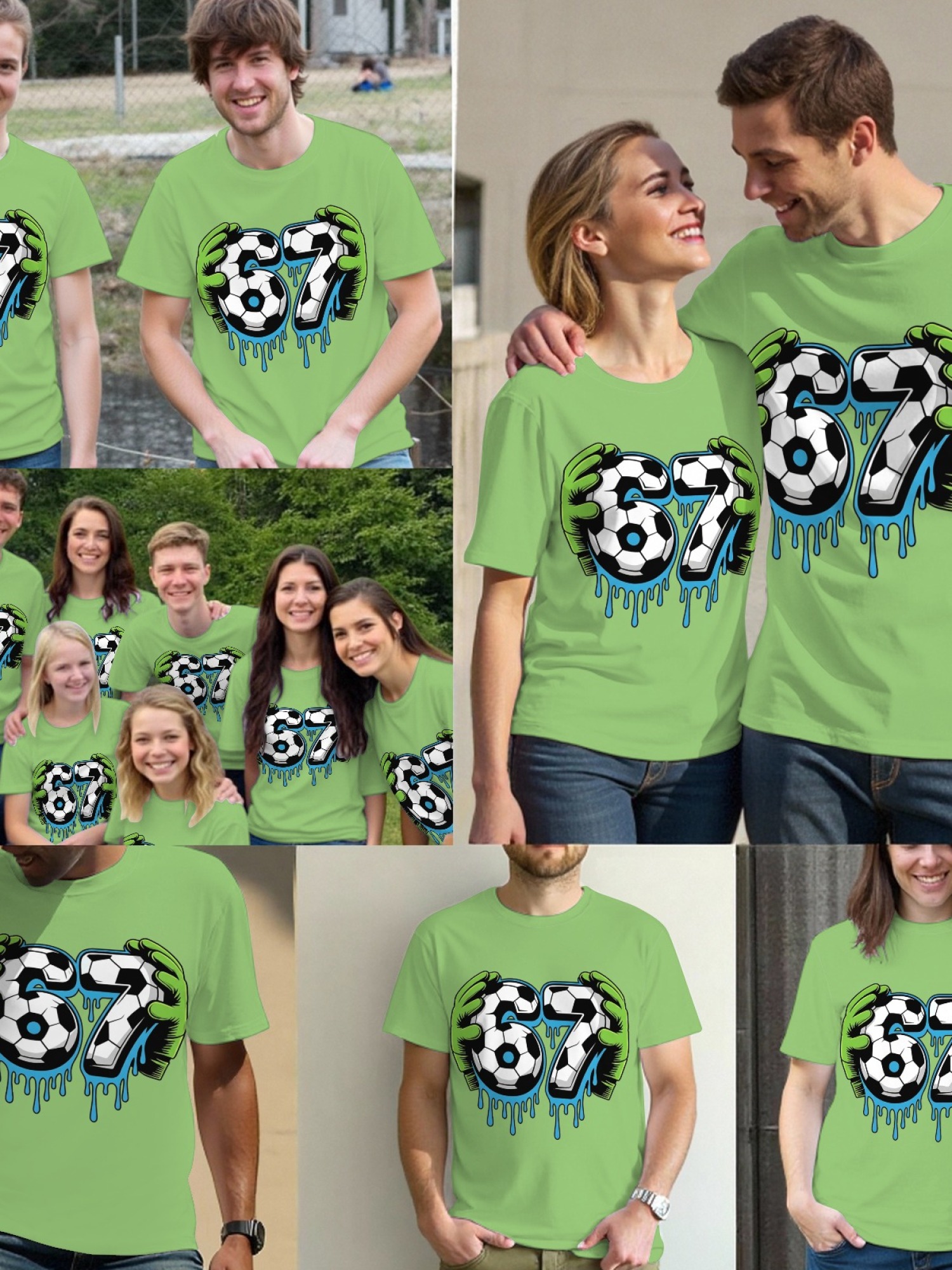 Graffiti Soccer Goalkeeper T-Shirt - Urban Drip Style Number 67 Graphic Tee