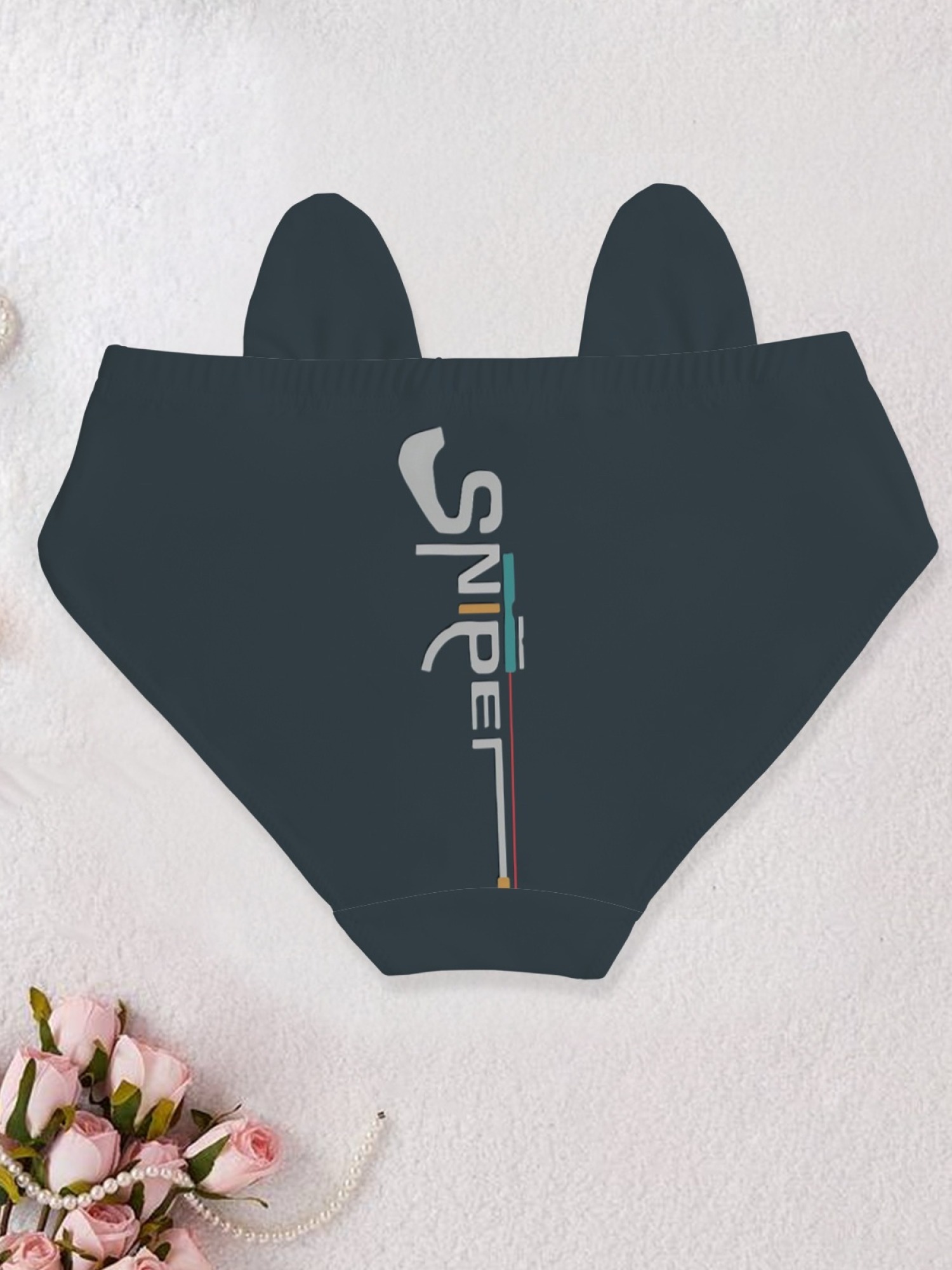 Women's Sniper Graphic Print High-Leg Cheeky Panties | Streetwear Underwear