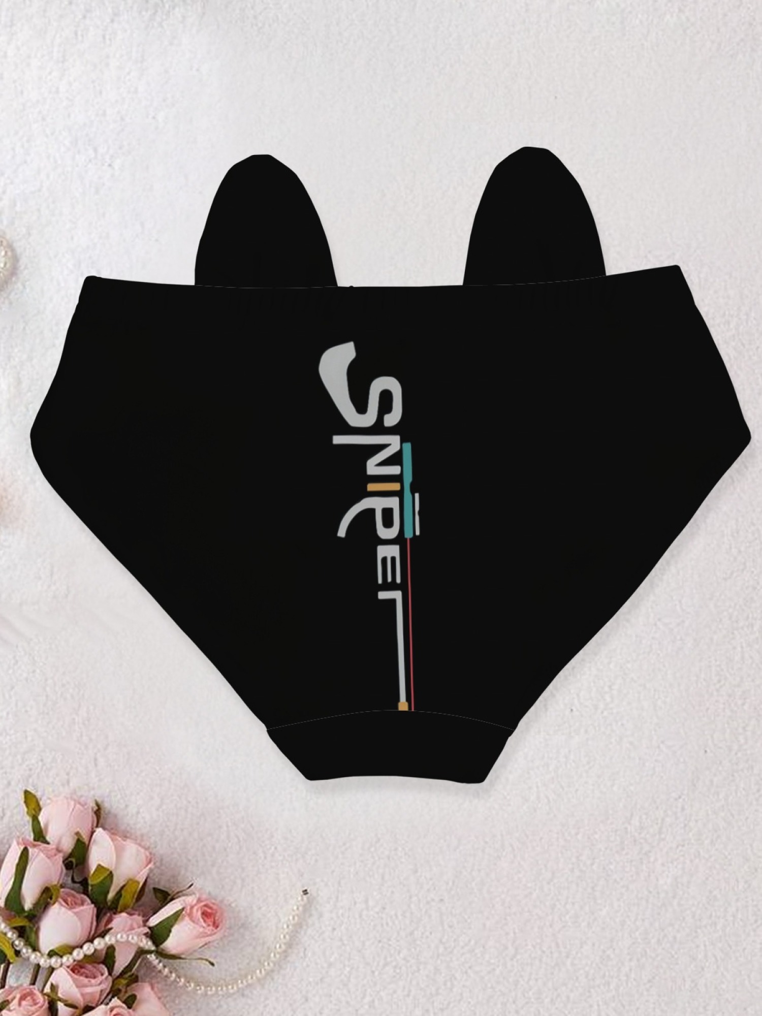 Women's Sniper Graphic Print High-Leg Cheeky Panties | Streetwear Underwear