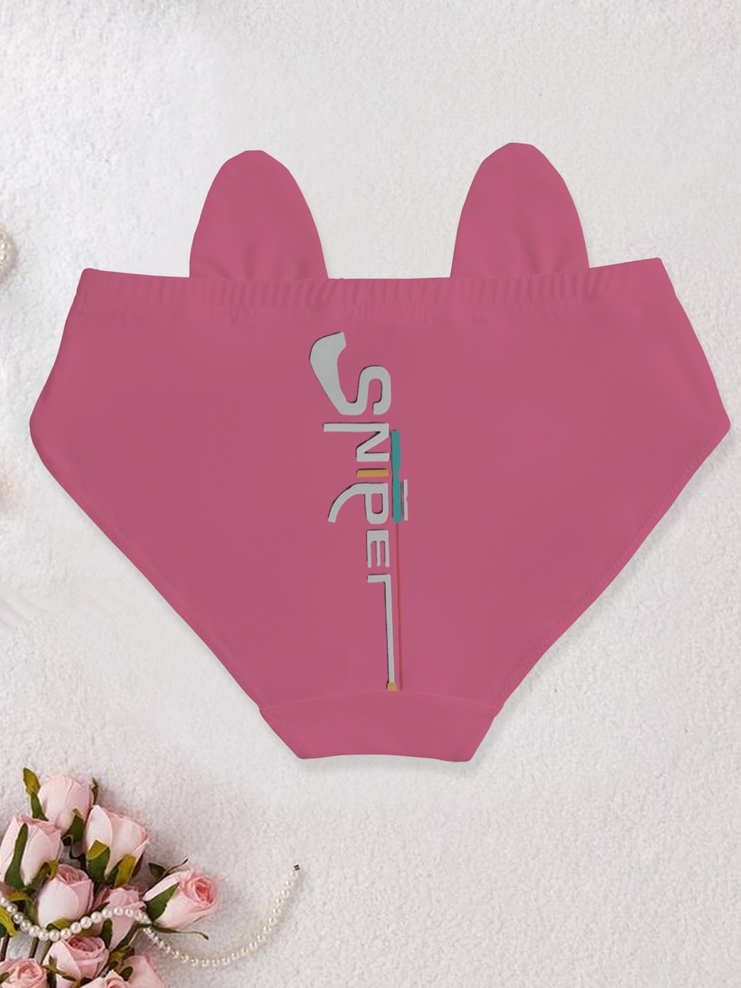 Women's Sniper Graphic Print High-Leg Cheeky Panties | Streetwear Underwear