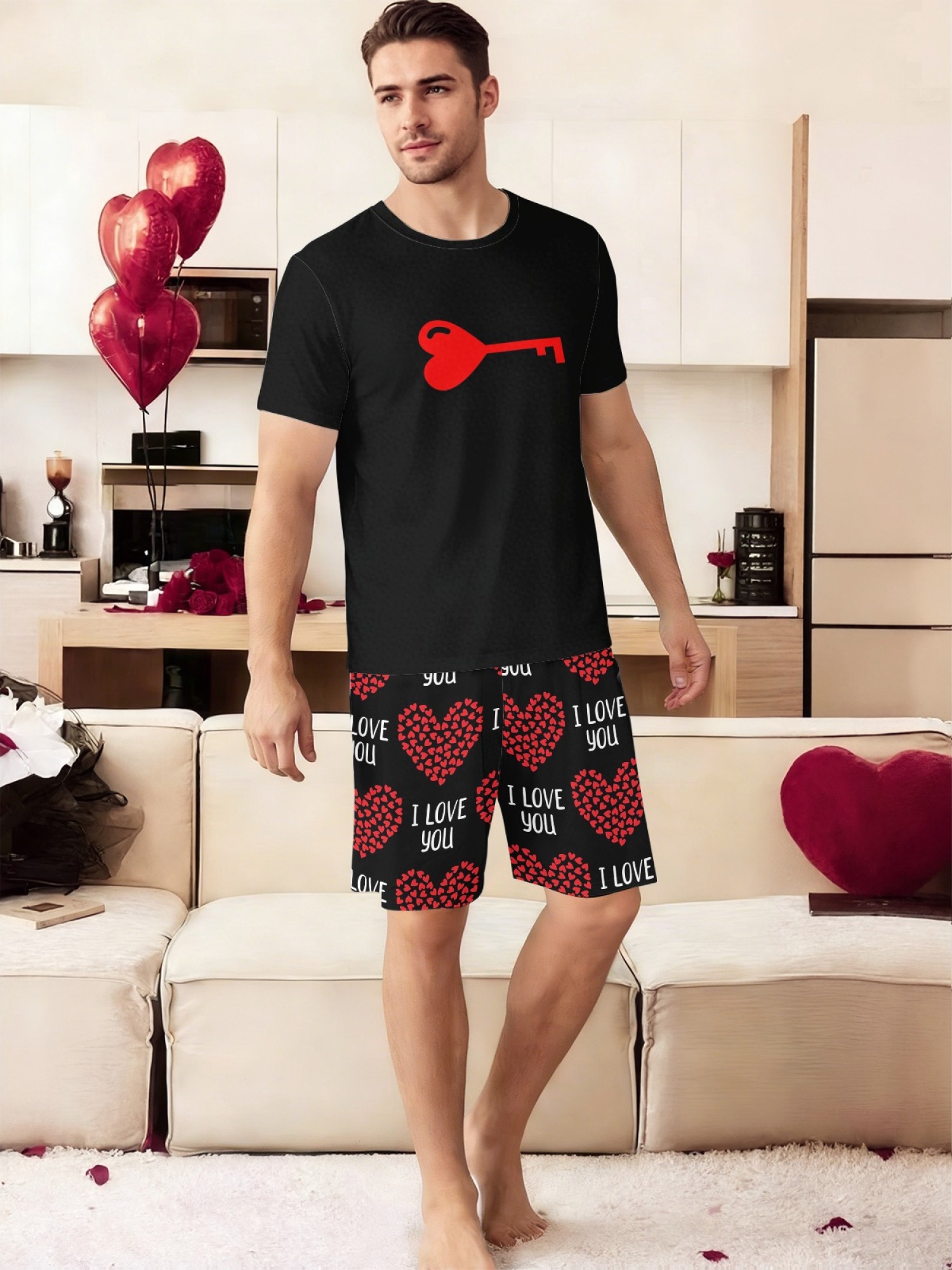 "Key to My Heart" Matching Couples Outfit | Romantic Lock & Key Summer Set